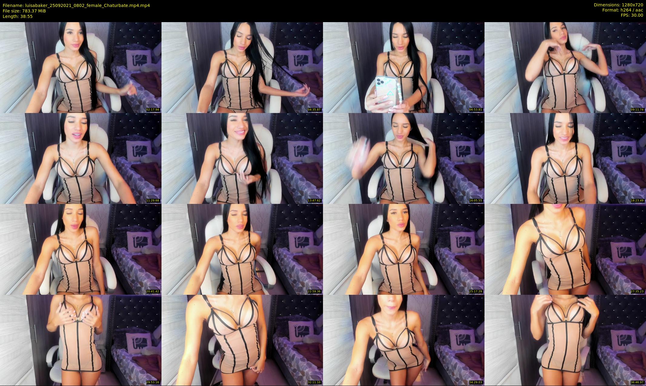 luisabaker — 39 minute Chaturbate female cam show recording, 720p, Sep 25, 2021