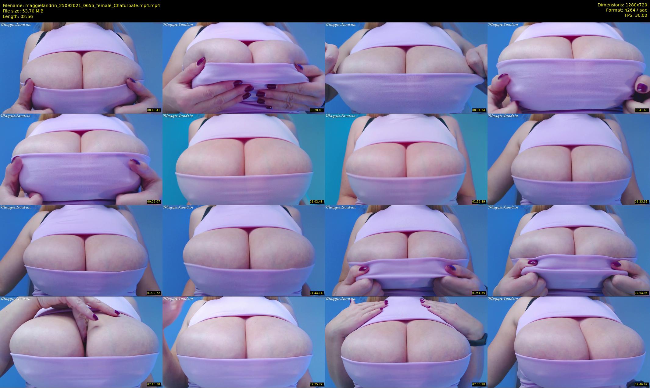 maggielandrin — 3 minute Chaturbate female cam show recording, 720p, Sep 25, 2021