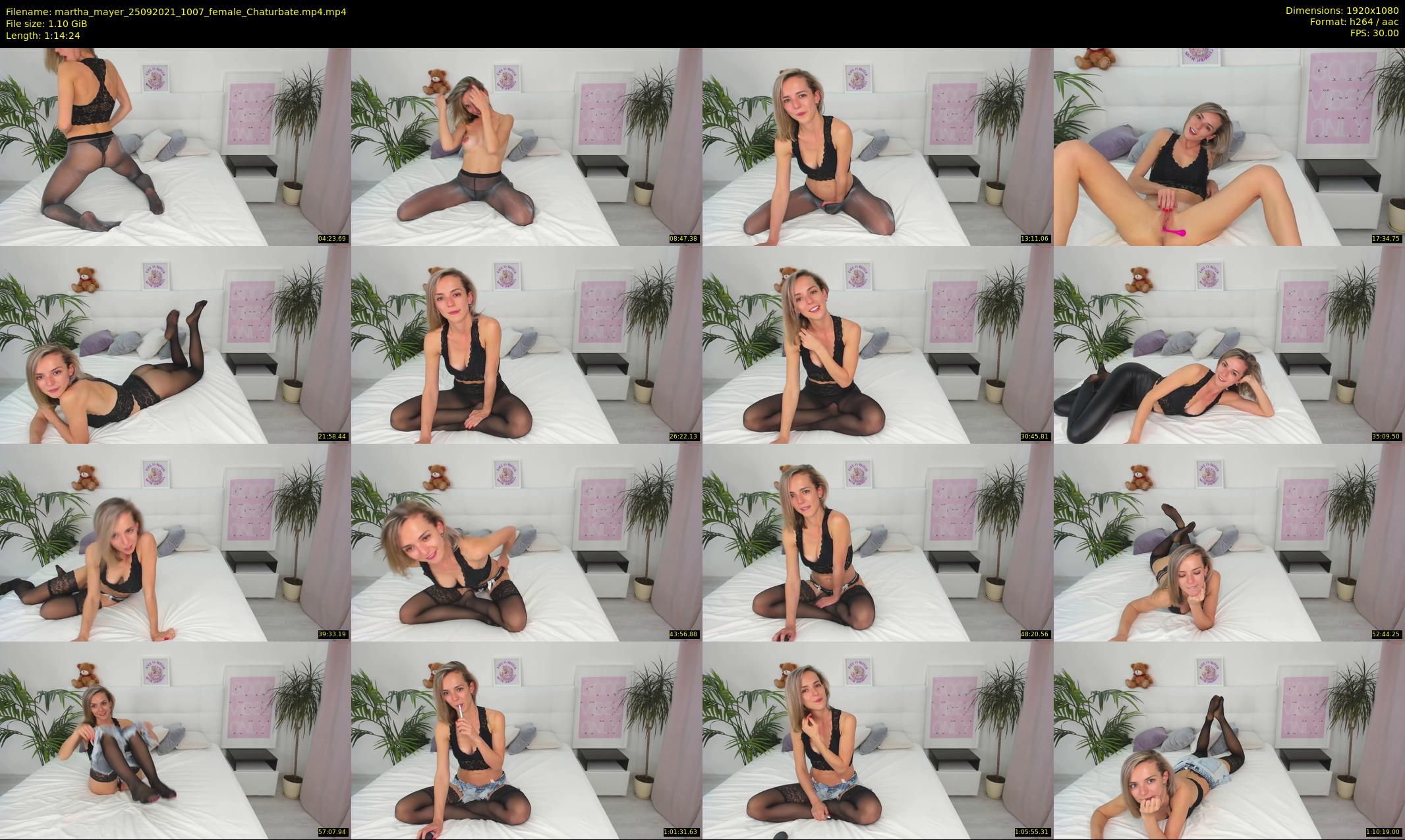 martha_mayer — 75 minute Chaturbate female cam show recording, 1080p, Sep 25, 2021