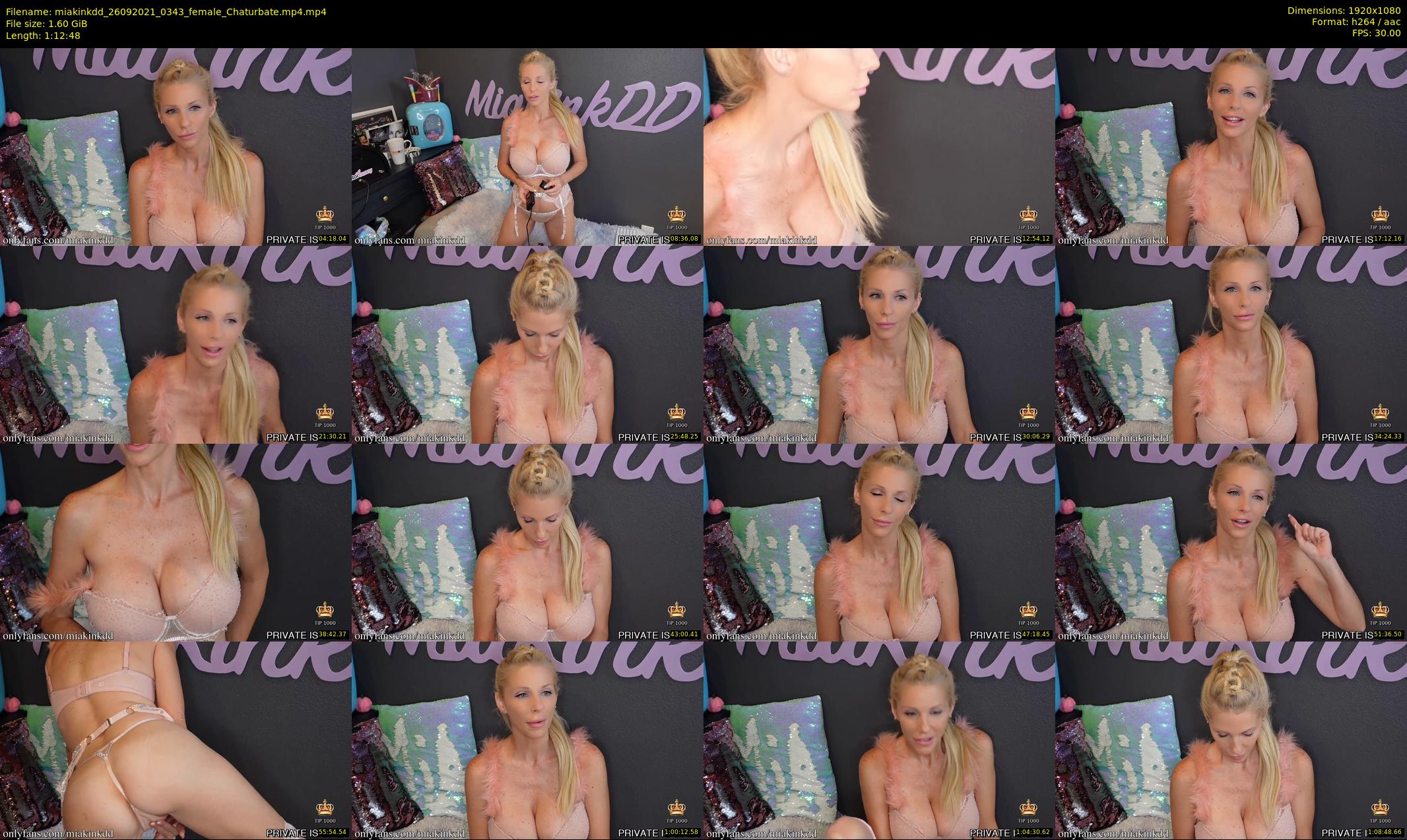 miakinkdd — 73 minute Chaturbate female cam show recording, 1080p, Sep 26, 2021