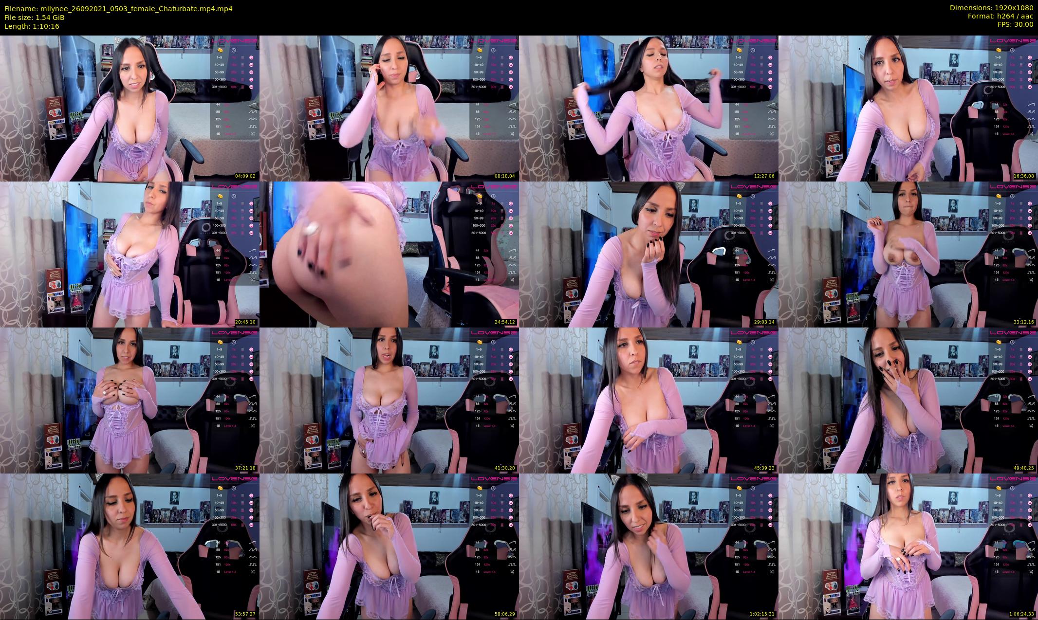 milynee — 71 minute Chaturbate female cam show recording, 1080p, Sep 26, 2021