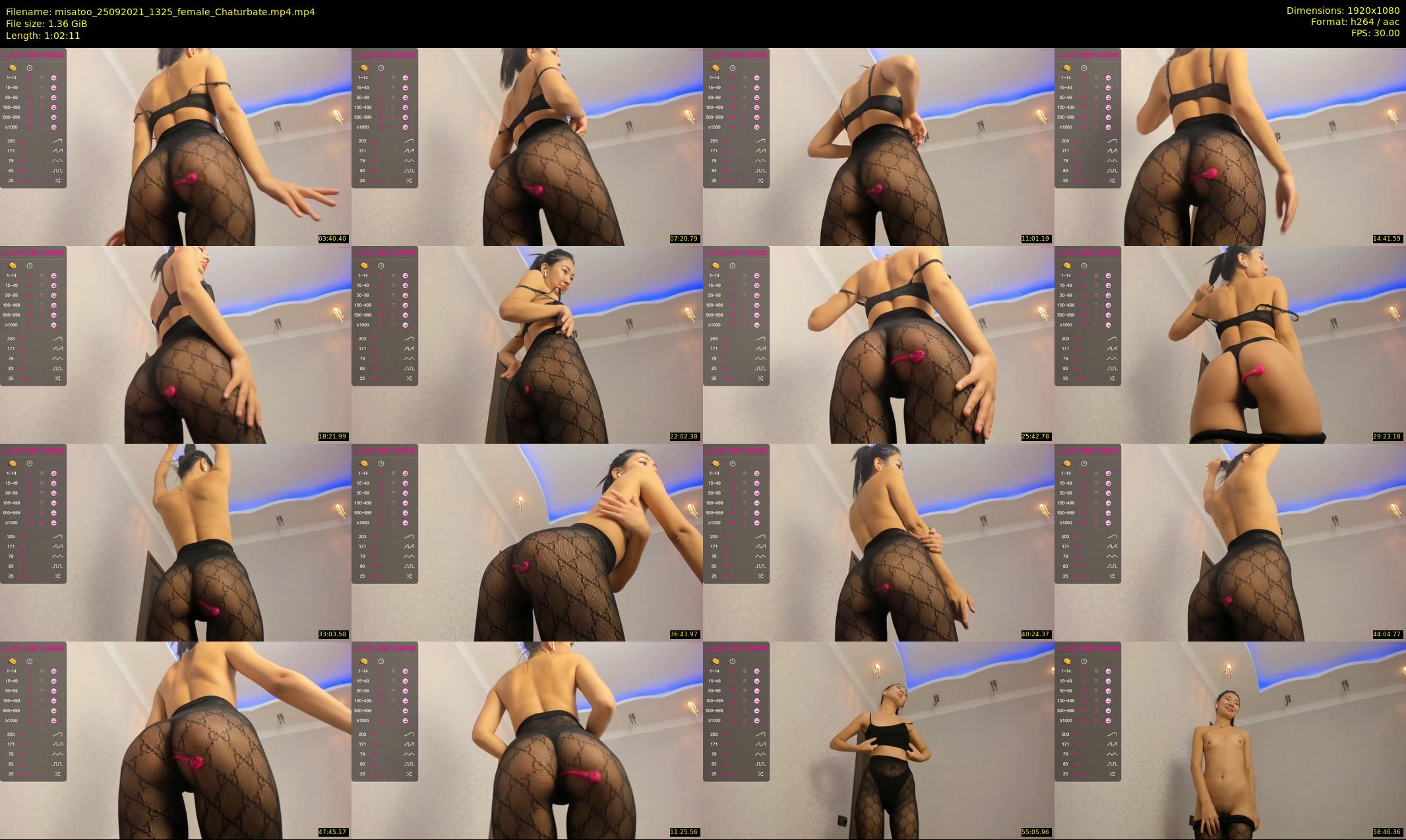 misatoo — 63 minute Chaturbate female cam show recording, 1080p, Sep 25, 2021