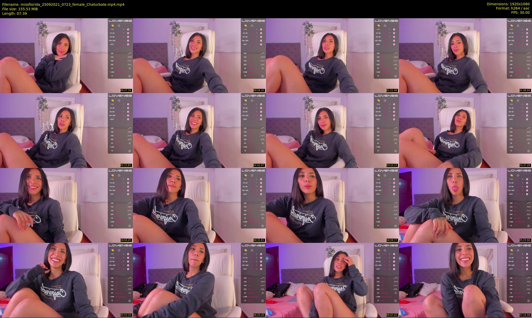 missflorida — 8 minute Chaturbate female cam show recording, 1080p, Sep 25, 2021