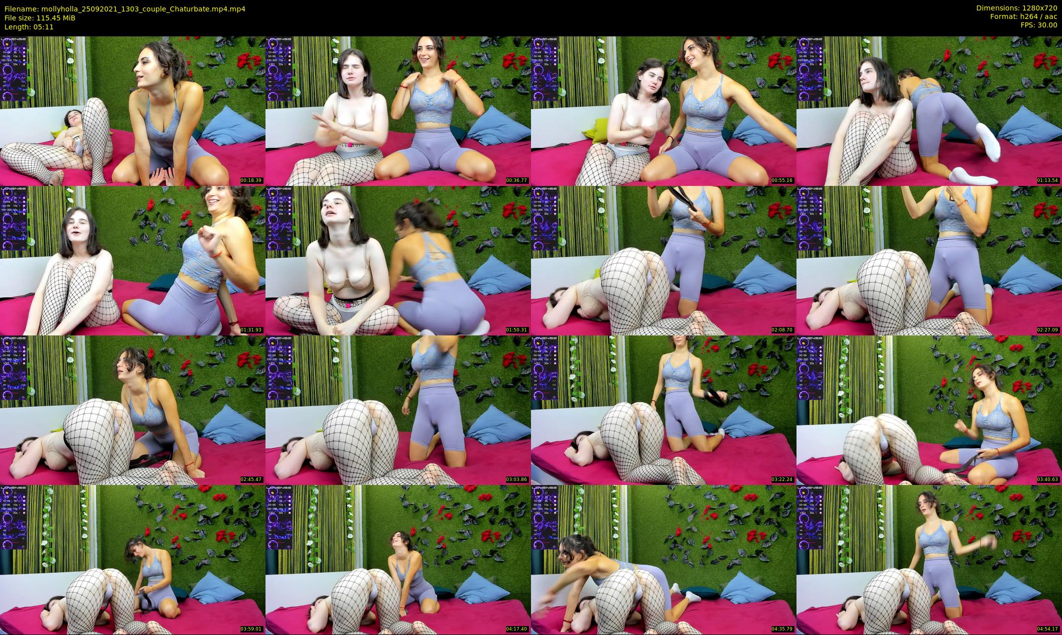 mollyholla — 6 minute Chaturbate couple cam show recording, 720p, Sep 25, 2021