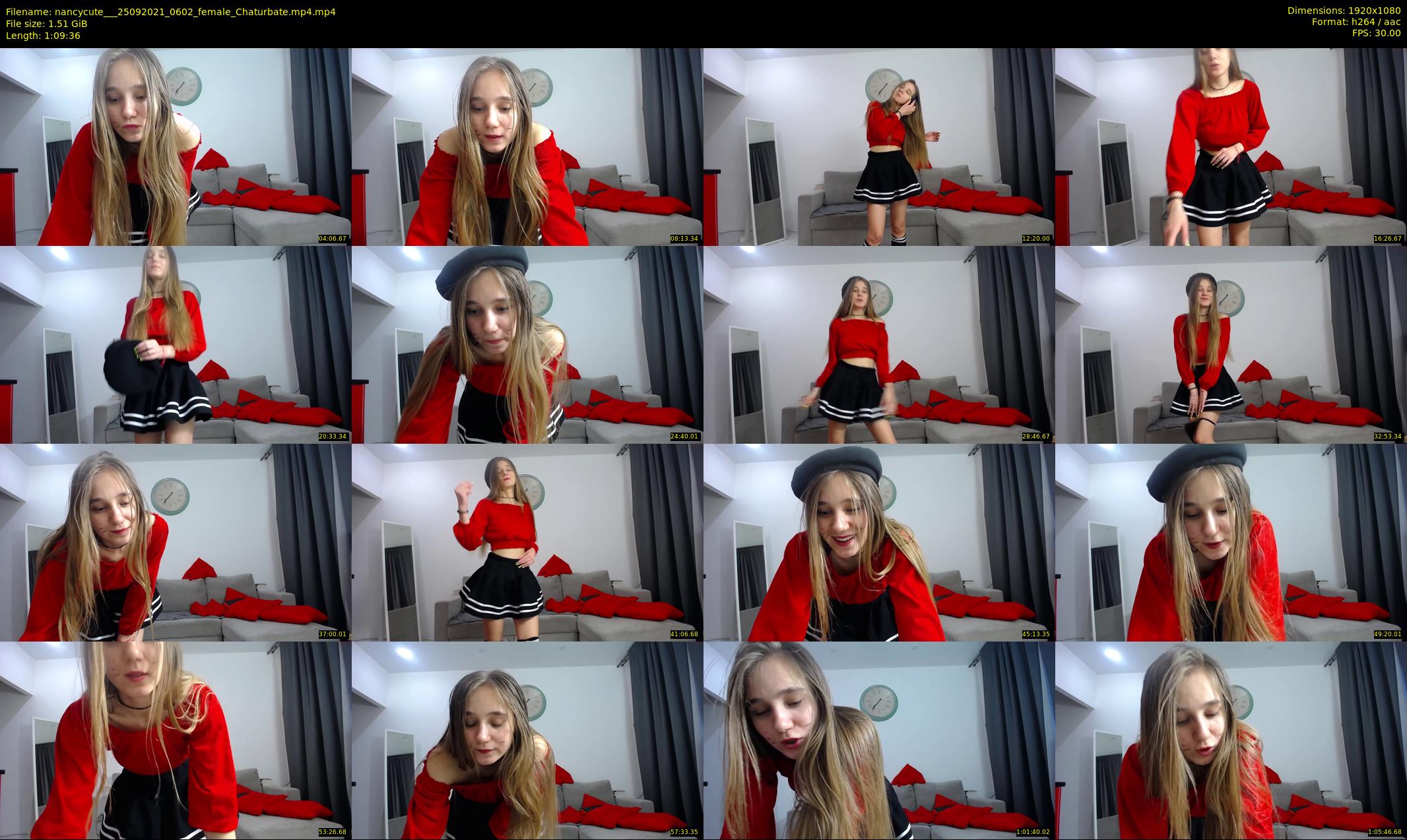 nancycute__ — 70 minute Chaturbate female cam show recording, 1080p, Sep 25, 2021