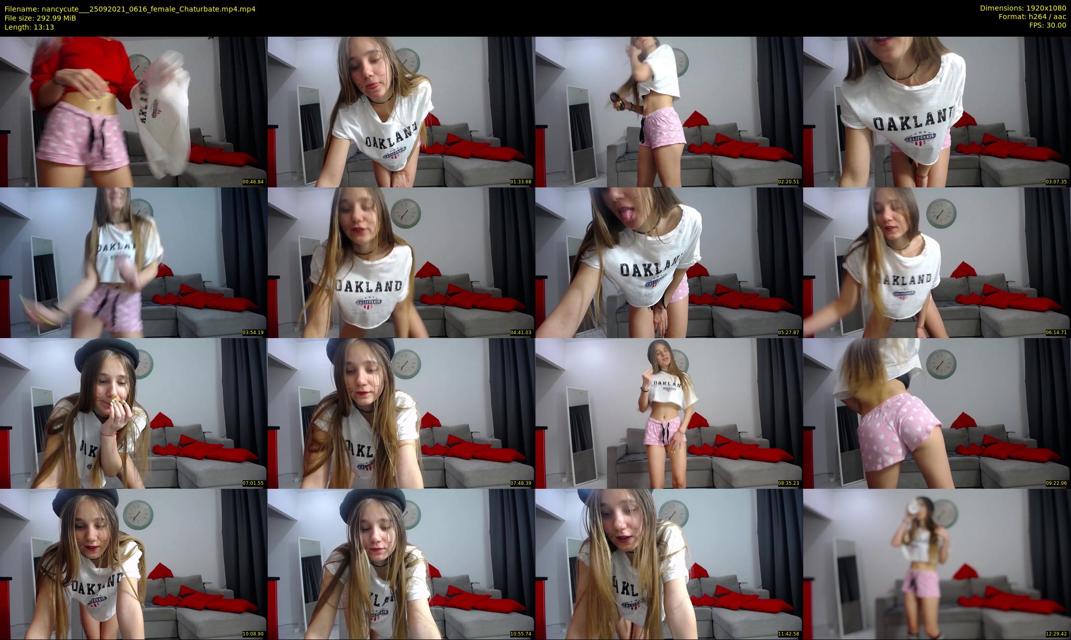 nancycute__ — 14 minute Chaturbate female cam show recording, 1080p, Sep 25, 2021