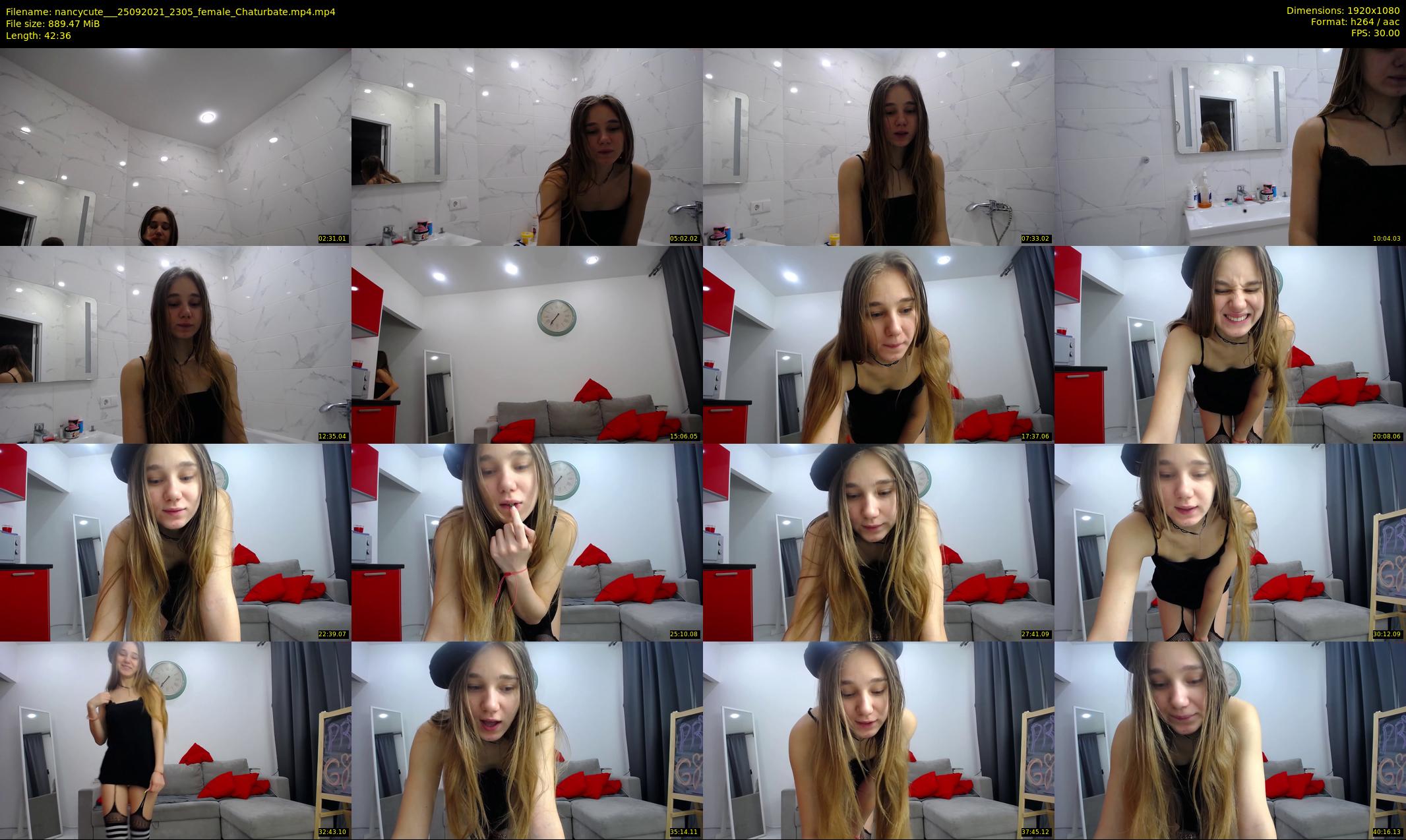 nancycute__ — 43 minute Chaturbate female cam show recording, 1080p, Sep 25, 2021