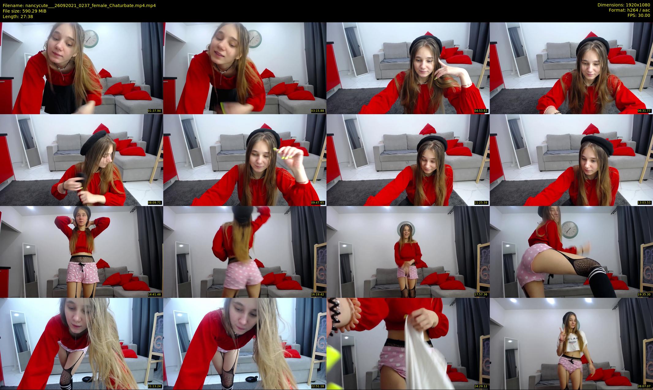 nancycute__ — 28 minute Chaturbate female cam show recording, 1080p, Sep 26, 2021