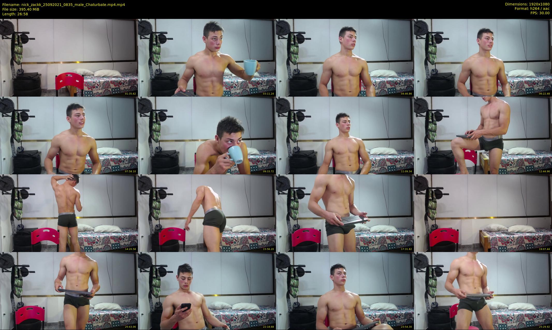 nick_zackk — 27 minute Chaturbate male cam show recording, 1080p, Sep 25, 2021