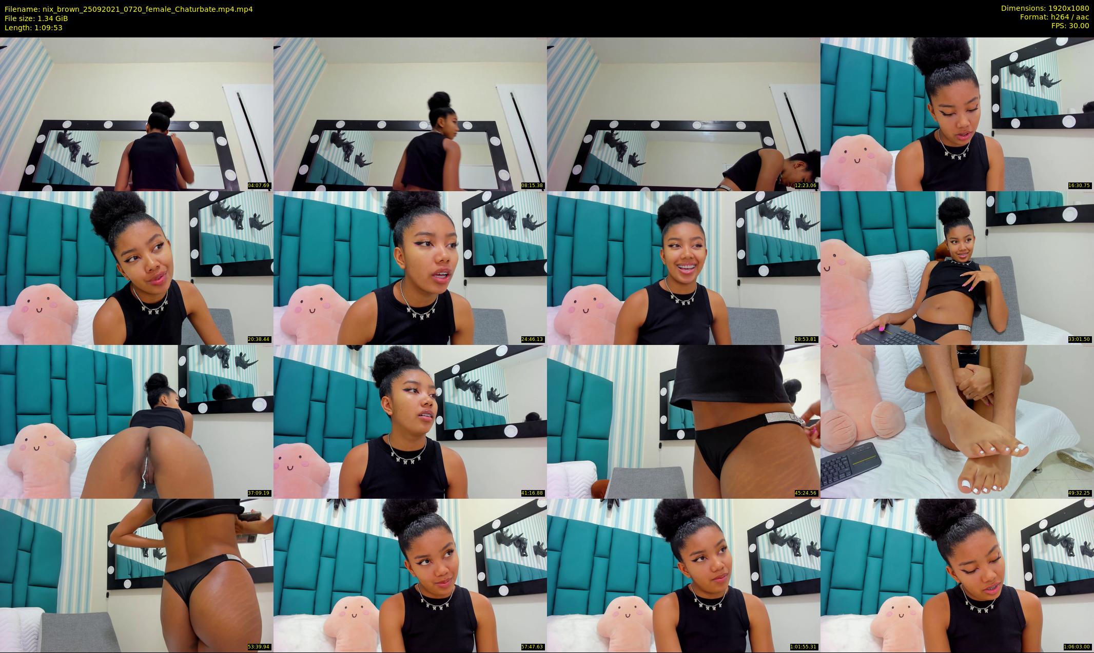 nix_brown — 70 minute Chaturbate female cam show recording, 1080p, Sep 25, 2021