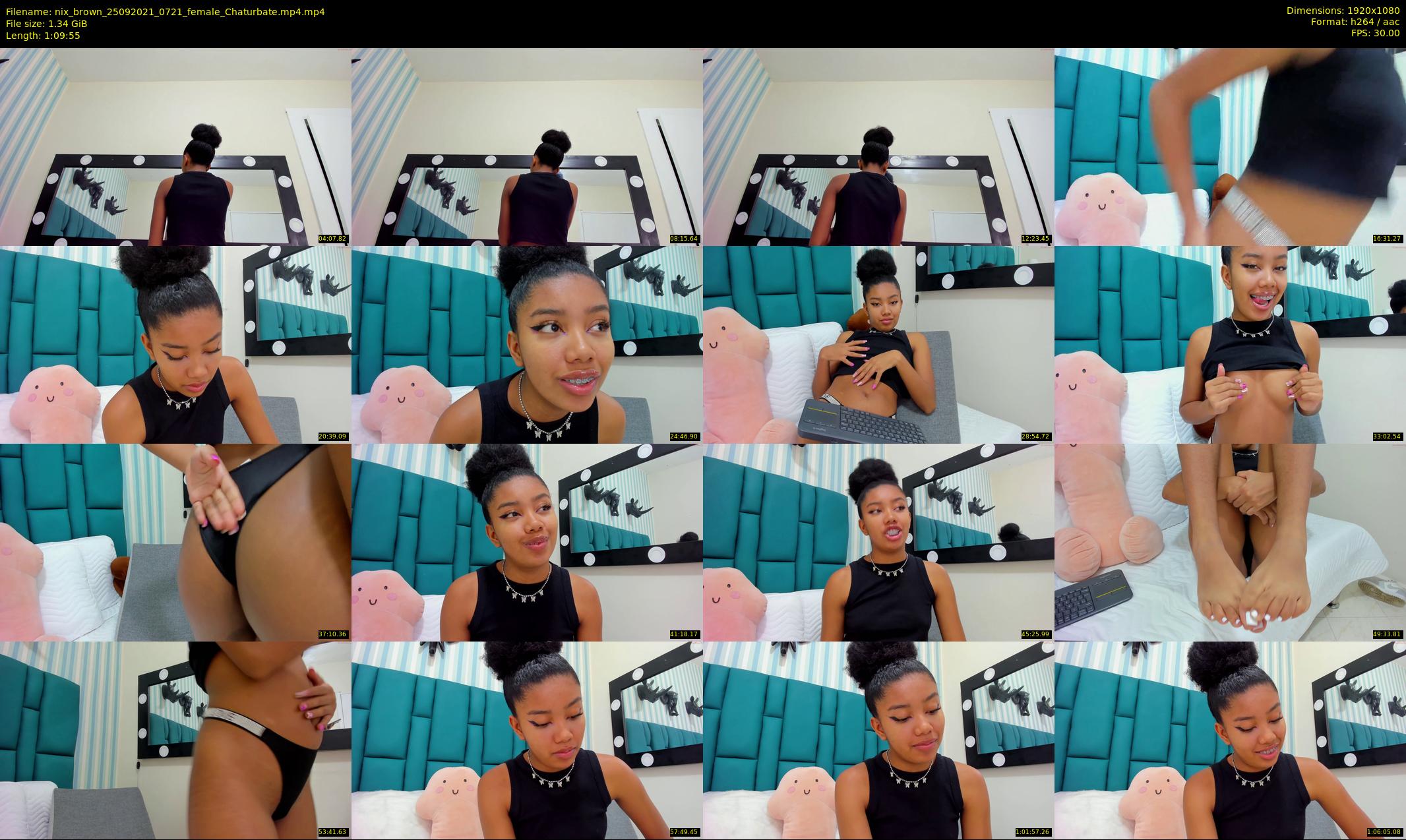 nix_brown — 70 minute Chaturbate female cam show recording, 1080p, Sep 25, 2021
