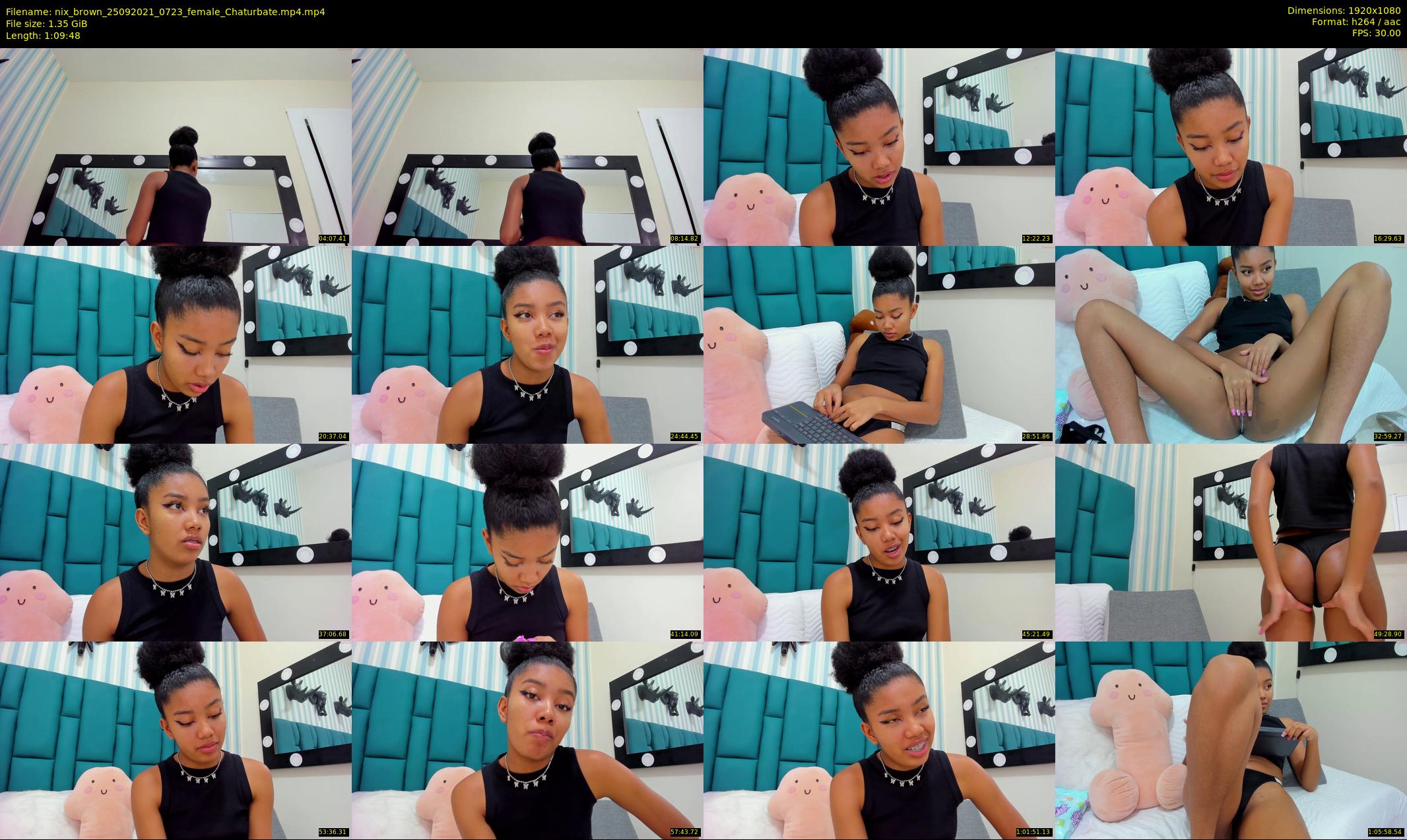 nix_brown — 70 minute Chaturbate female cam show recording, 1080p, Sep 25, 2021