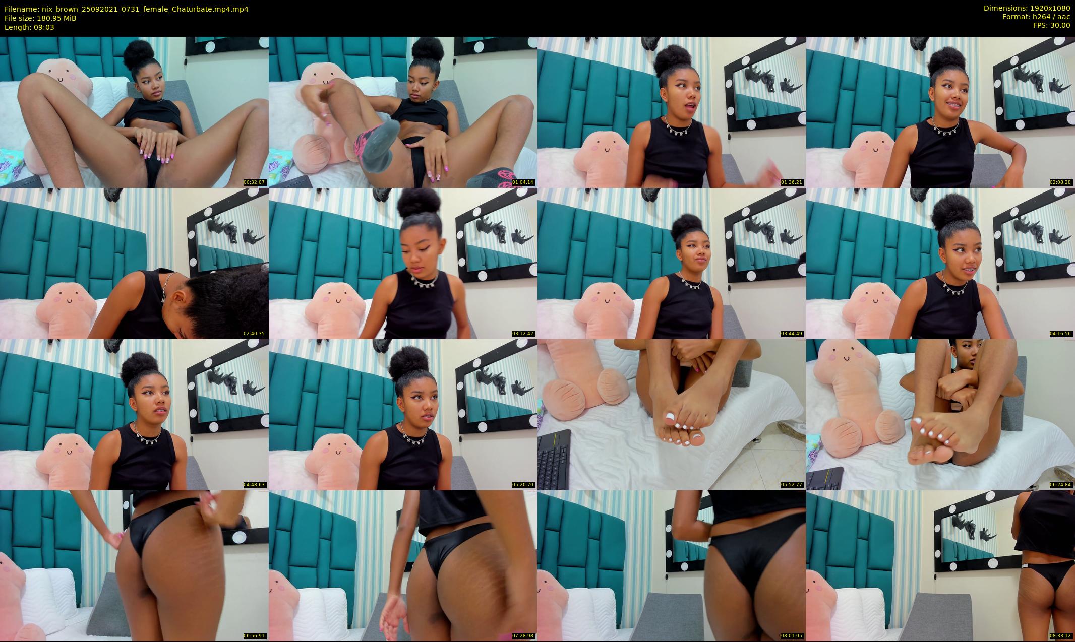 nix_brown — 10 minute Chaturbate female cam show recording, 1080p, Sep 25, 2021