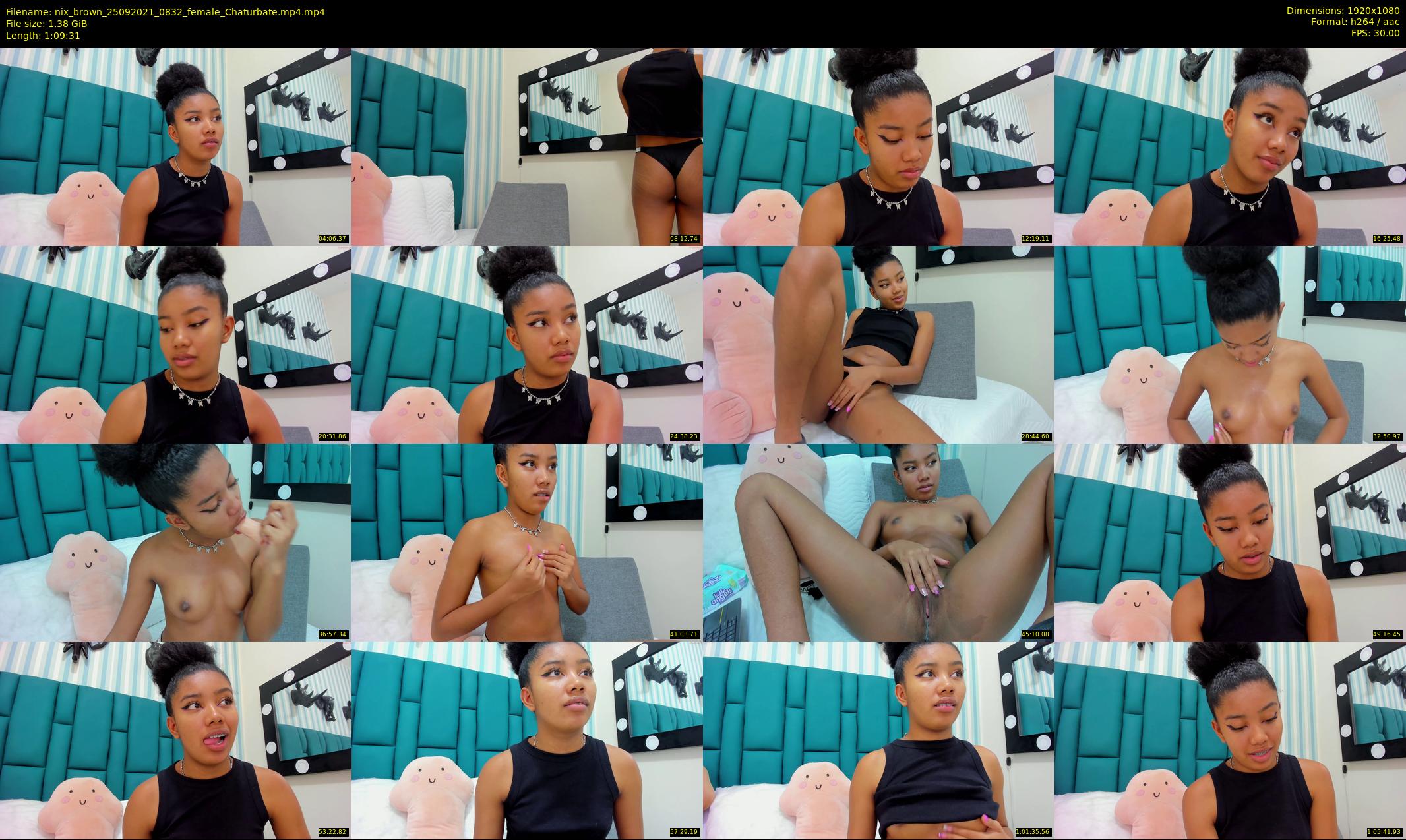 nix_brown — 70 minute Chaturbate female cam show recording, 1080p, Sep 25, 2021