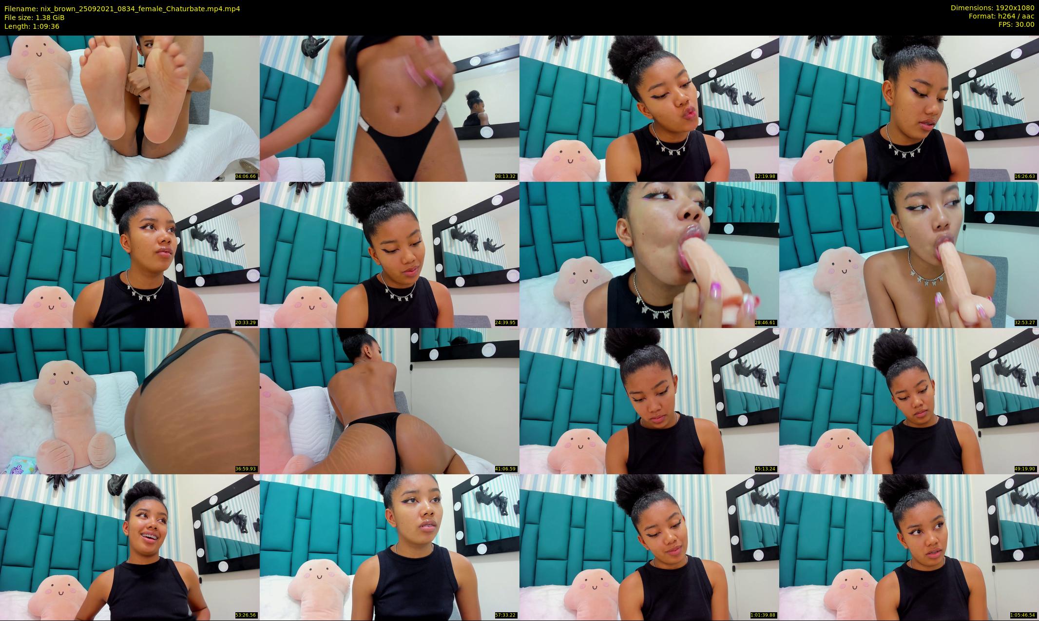 nix_brown — 70 minute Chaturbate female cam show recording, 1080p, Sep 25, 2021