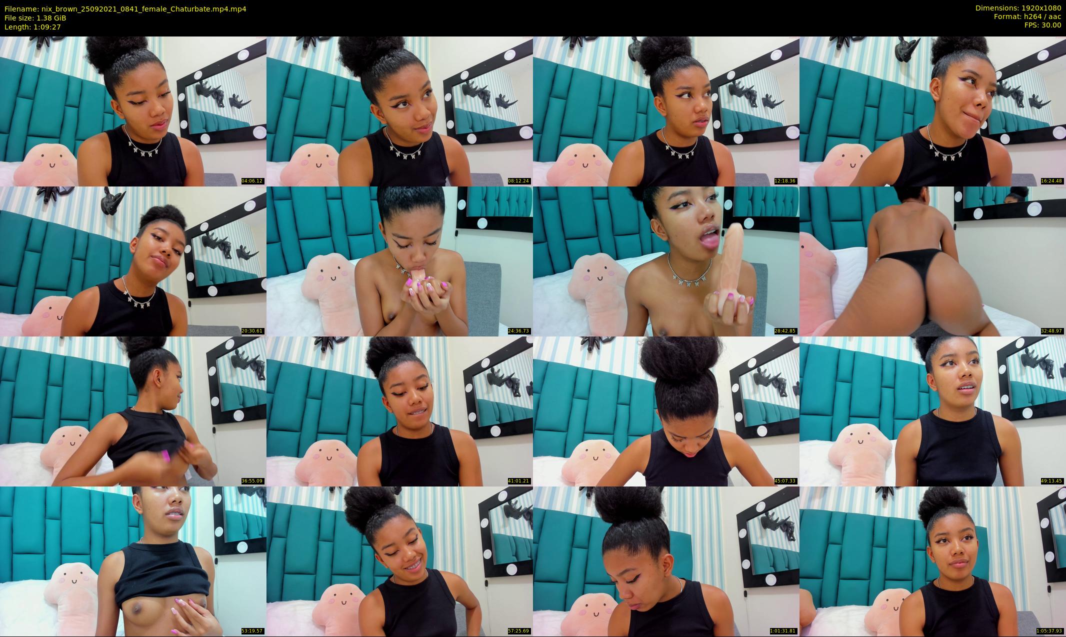 nix_brown — 70 minute Chaturbate female cam show recording, 1080p, Sep 25, 2021