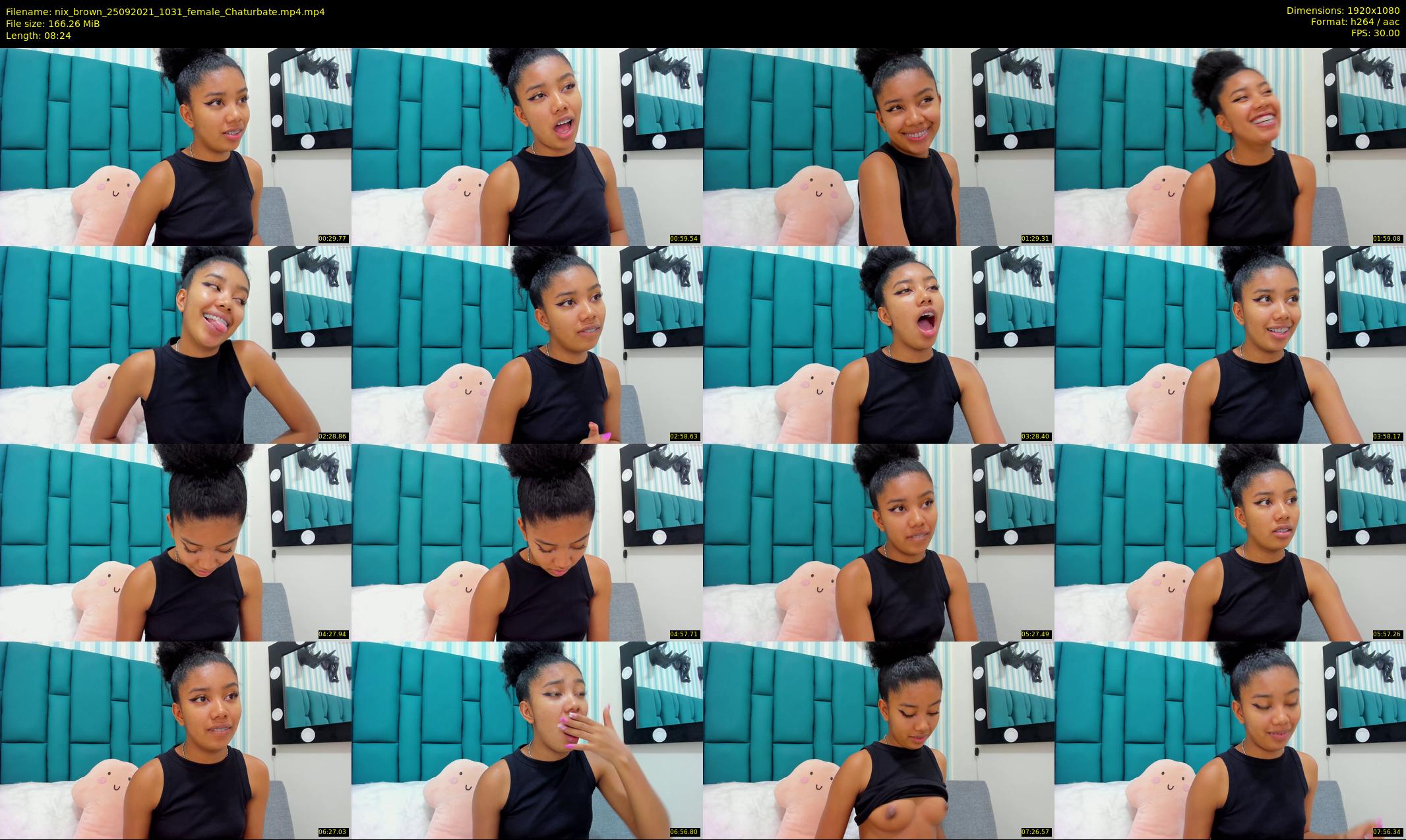 nix_brown — 9 minute Chaturbate female cam show recording, 1080p, Sep 25, 2021
