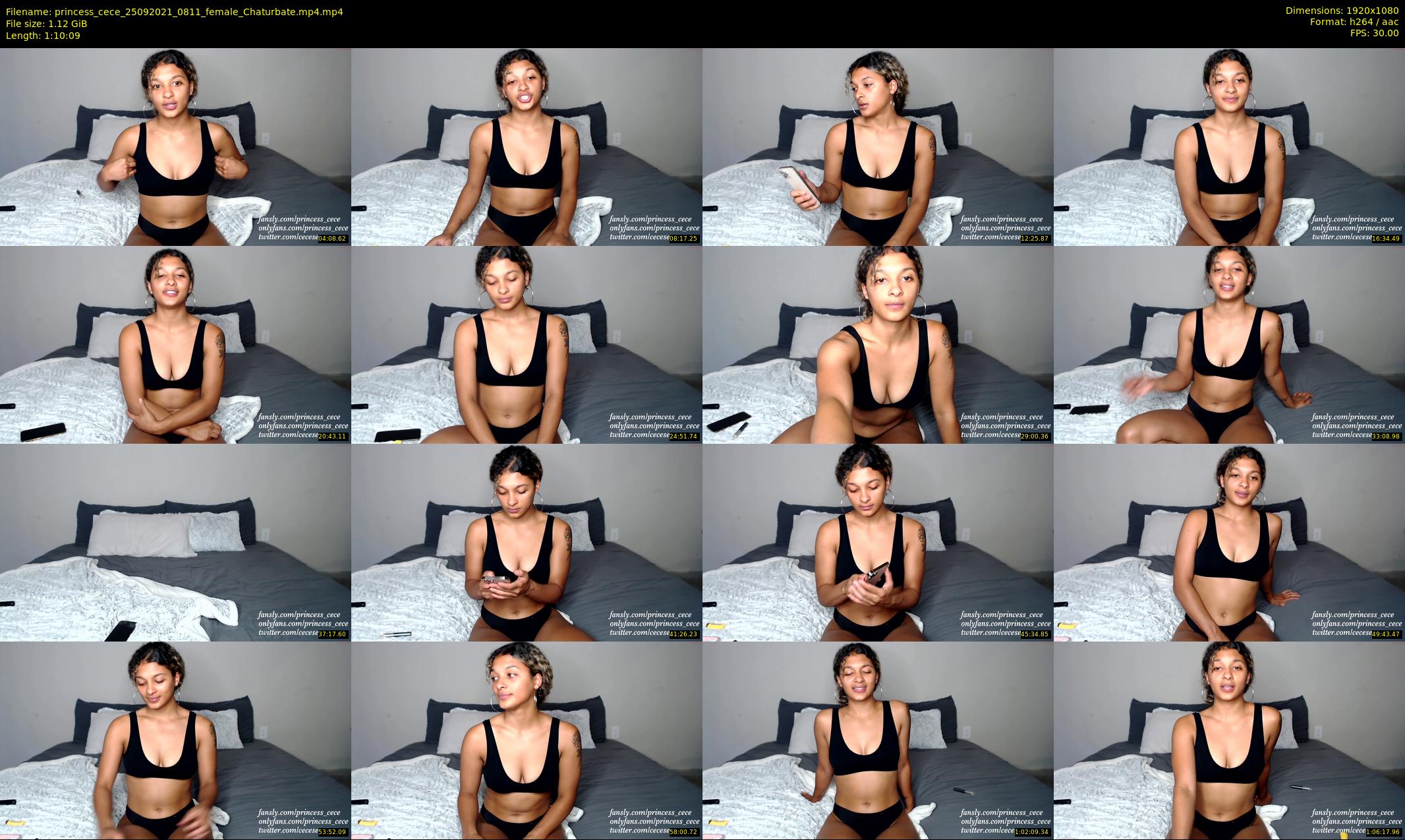 princess_cece — 71 minute Chaturbate female cam show recording, 1080p, Sep 25, 2021