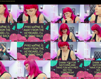 pyrowayne — 65 minute Chaturbate female cam show recording, 1080p, Sep 26, 2021
