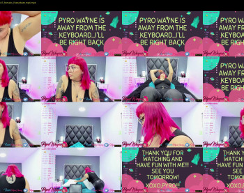 pyrowayne — 53 minute Chaturbate female cam show recording, 1080p, Sep 26, 2021