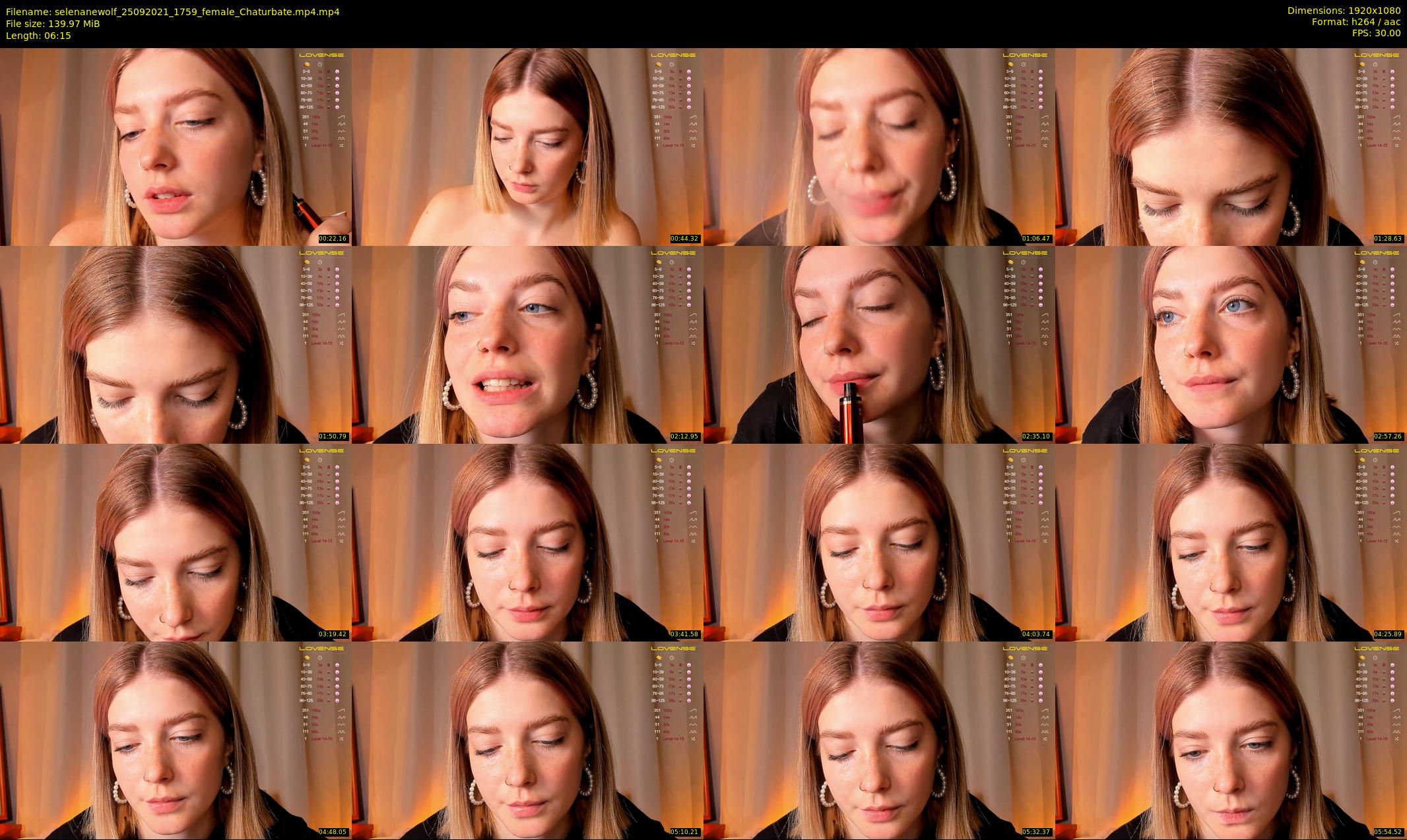 selenanewolf — 7 minute Chaturbate couple cam show recording, 1080p, Sep 25, 2021