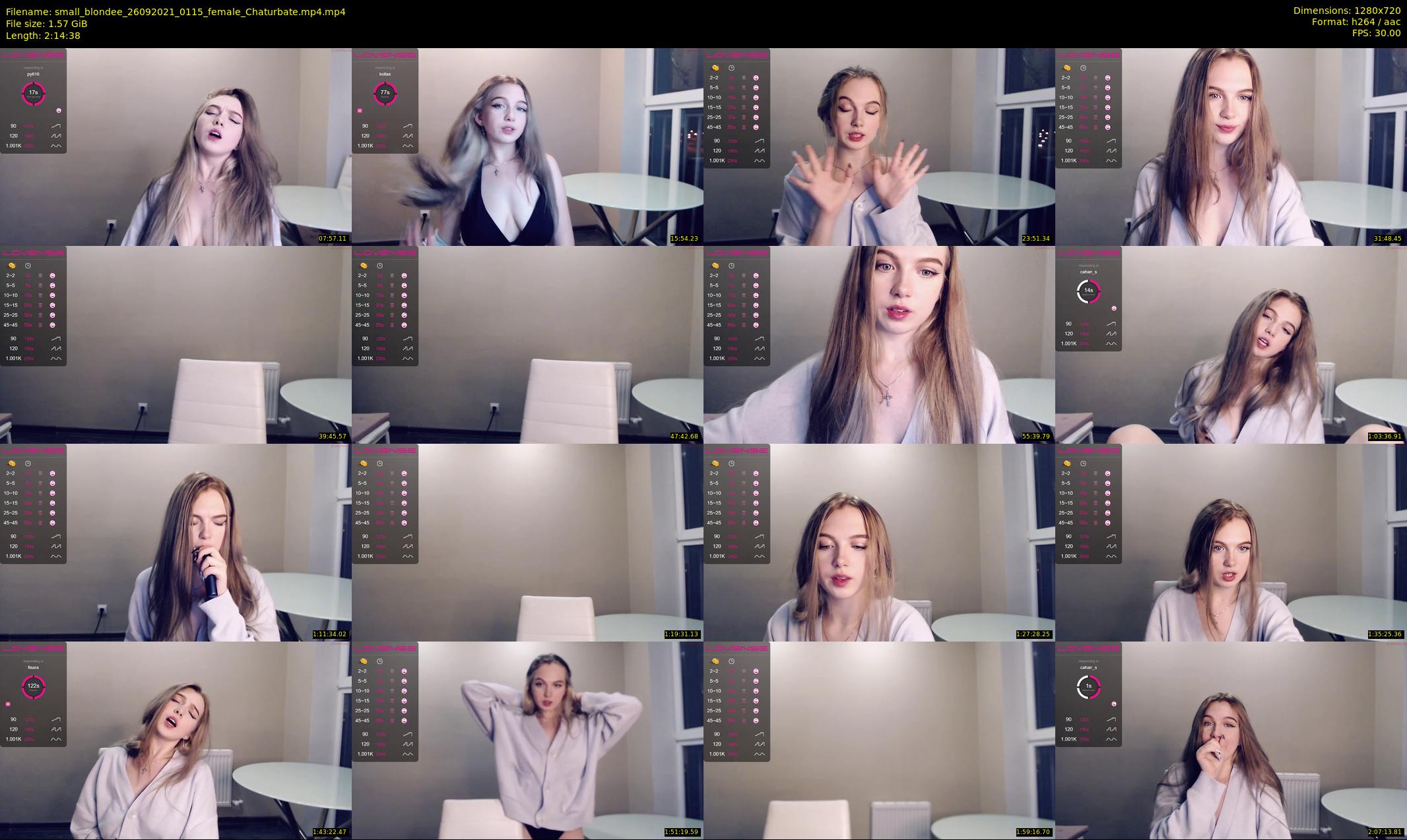 small_blondee — 135 minute Chaturbate female cam show recording, 720p, Sep 26, 2021