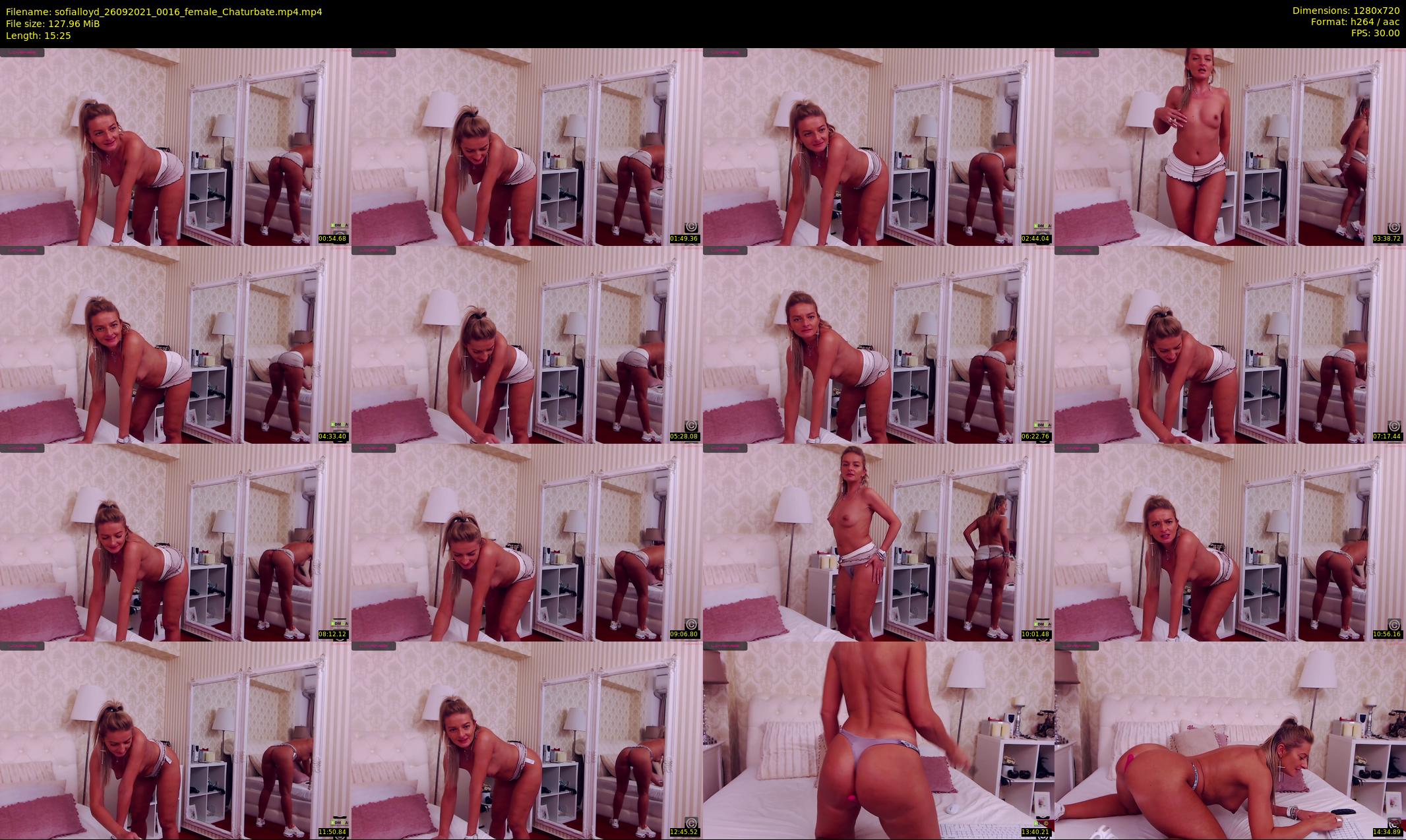 sofialloyd — 16 minute Chaturbate female cam show recording, 720p, Sep 26, 2021
