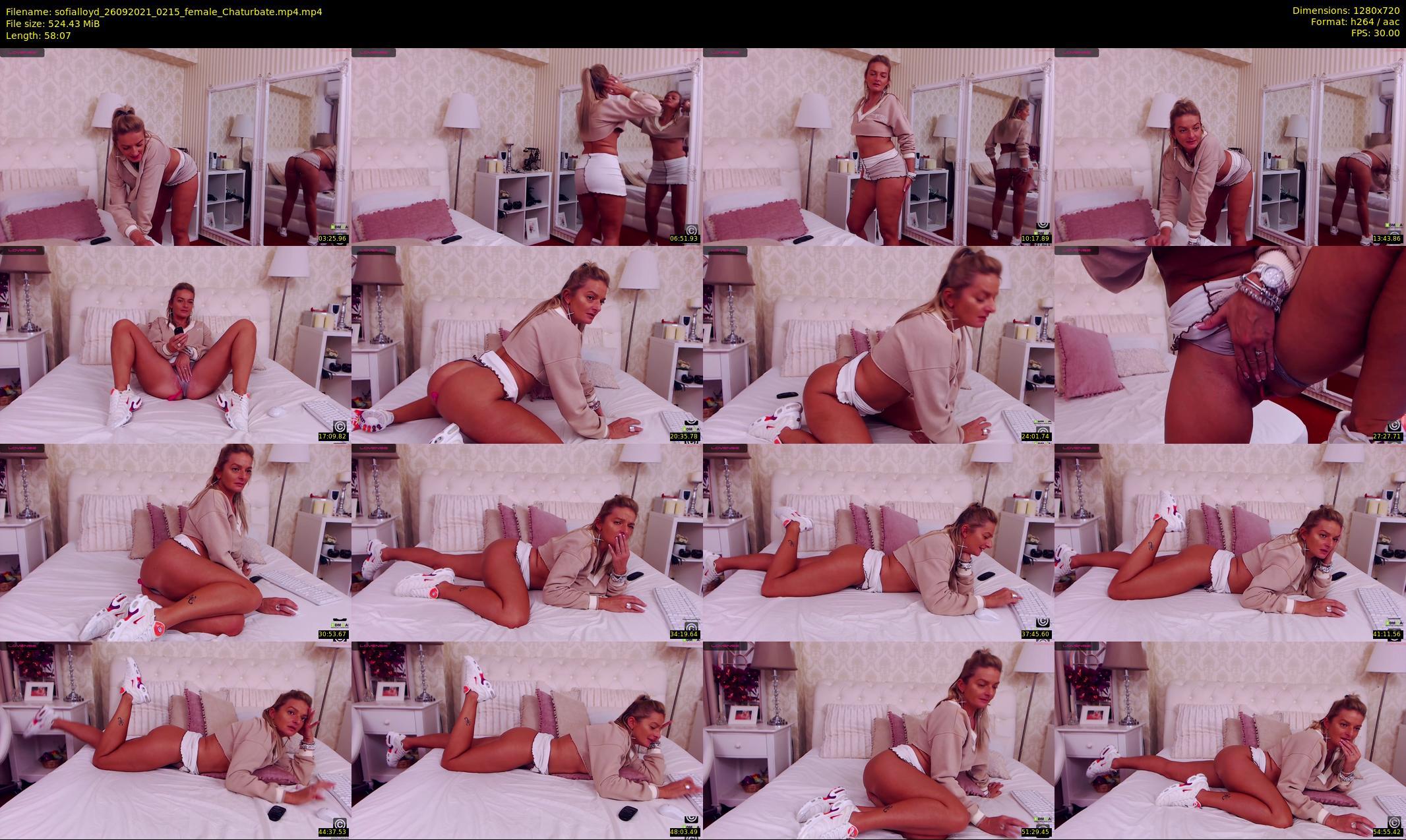 sofialloyd — 59 minute Chaturbate female cam show recording, 720p, Sep 26, 2021