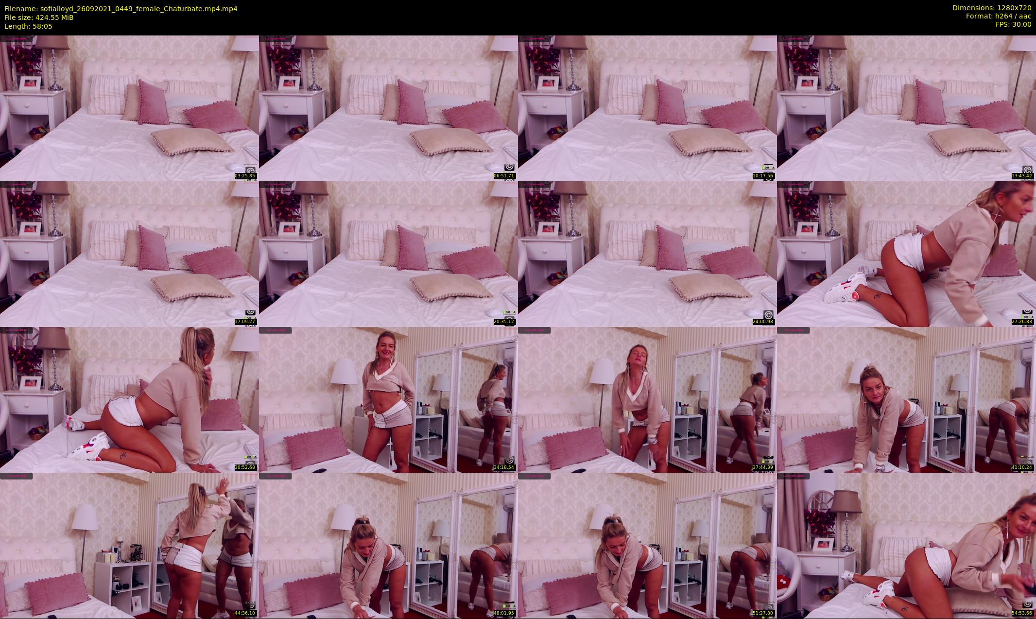 sofialloyd — 59 minute Chaturbate female cam show recording, 720p, Sep 26, 2021