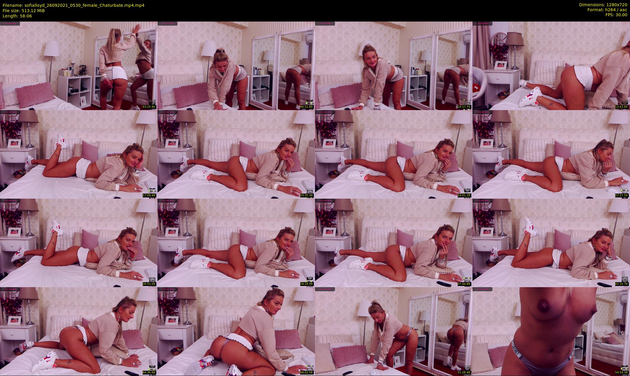 sofialloyd — 59 minute Chaturbate female cam show recording, 720p, Sep 26, 2021