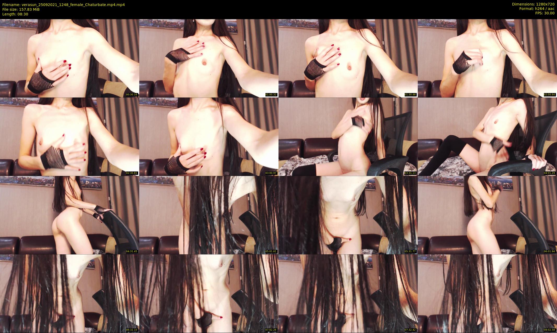 verasun — 9 minute Chaturbate female cam show recording, 720p, Sep 25, 2021