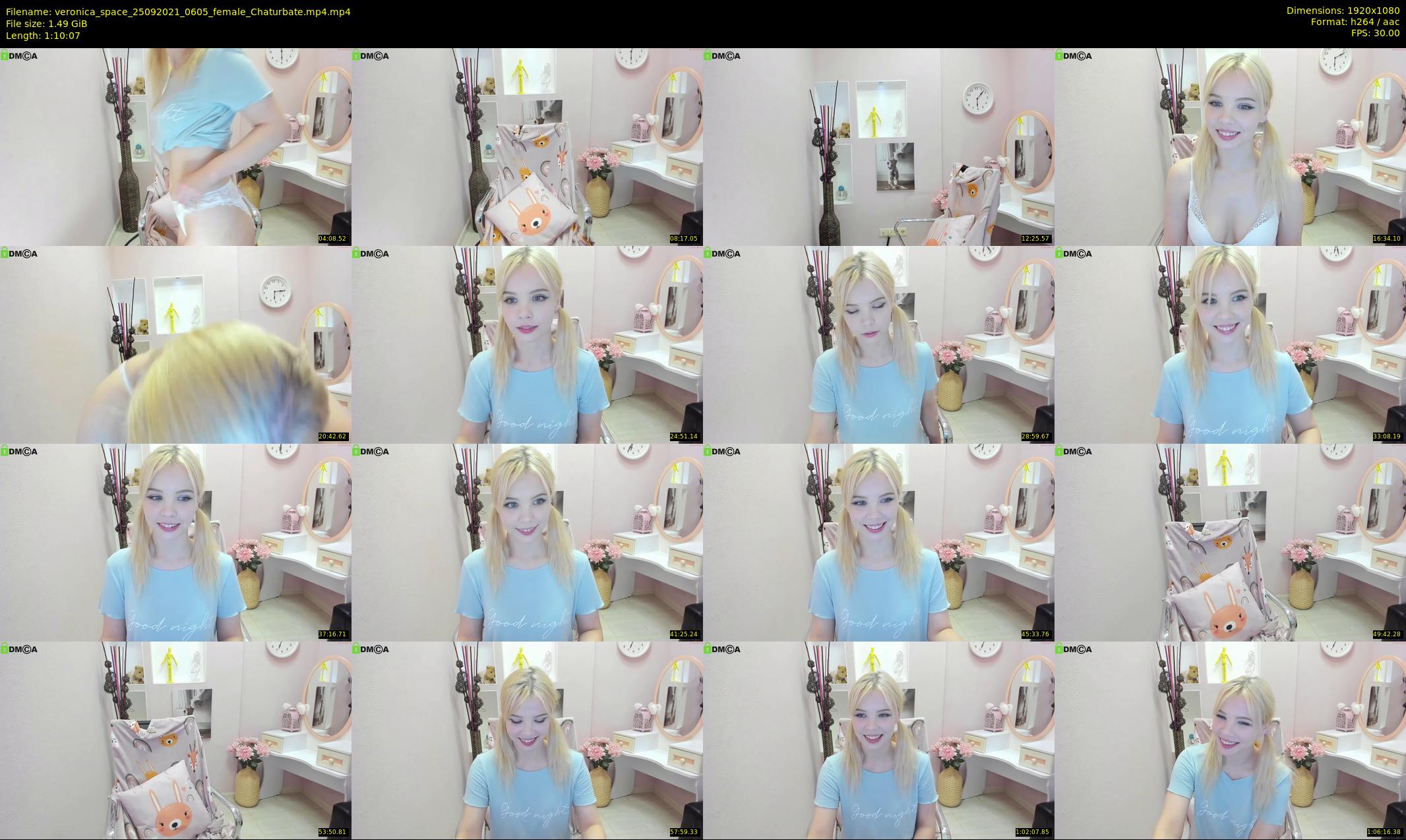 veronica_space — 71 minute Chaturbate female cam show recording, 1080p, Sep 25, 2021