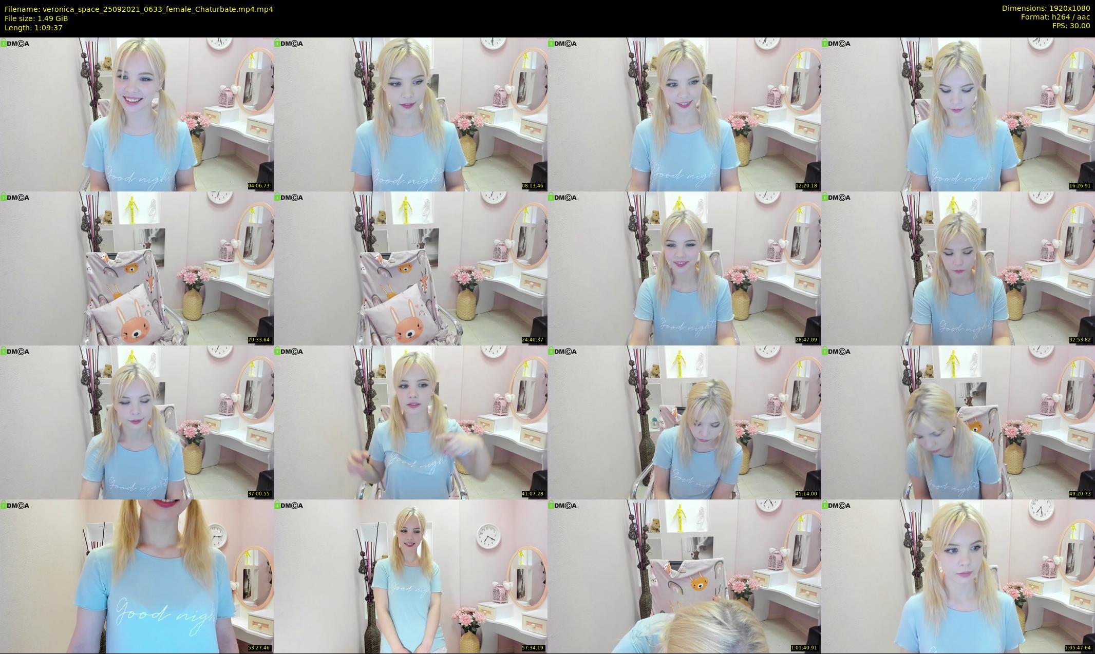 veronica_space — 70 minute Chaturbate female cam show recording, 1080p, Sep 25, 2021