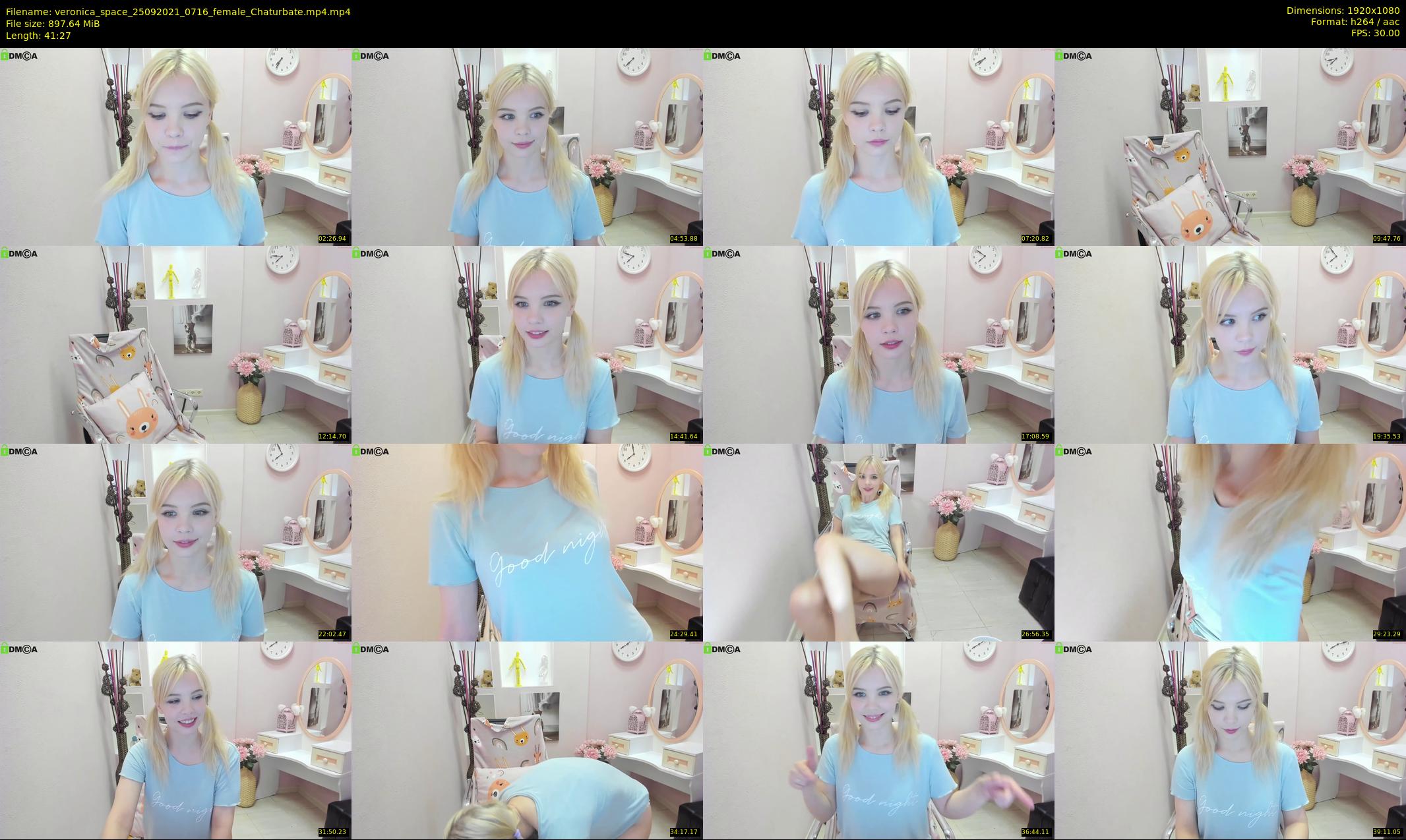 veronica_space — 42 minute Chaturbate female cam show recording, 1080p, Sep 25, 2021