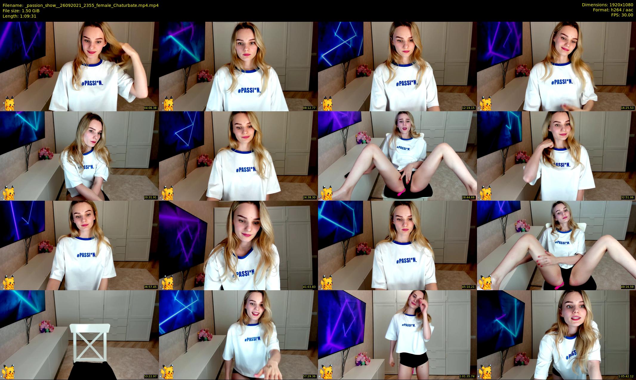 _passion_show_ — 70 minute Chaturbate couple cam show recording, 1080p, Sep 26, 2021