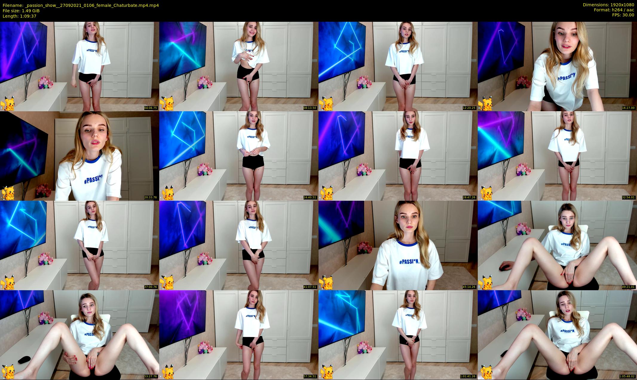 _passion_show_ — 70 minute Chaturbate couple cam show recording, 1080p, Sep 27, 2021