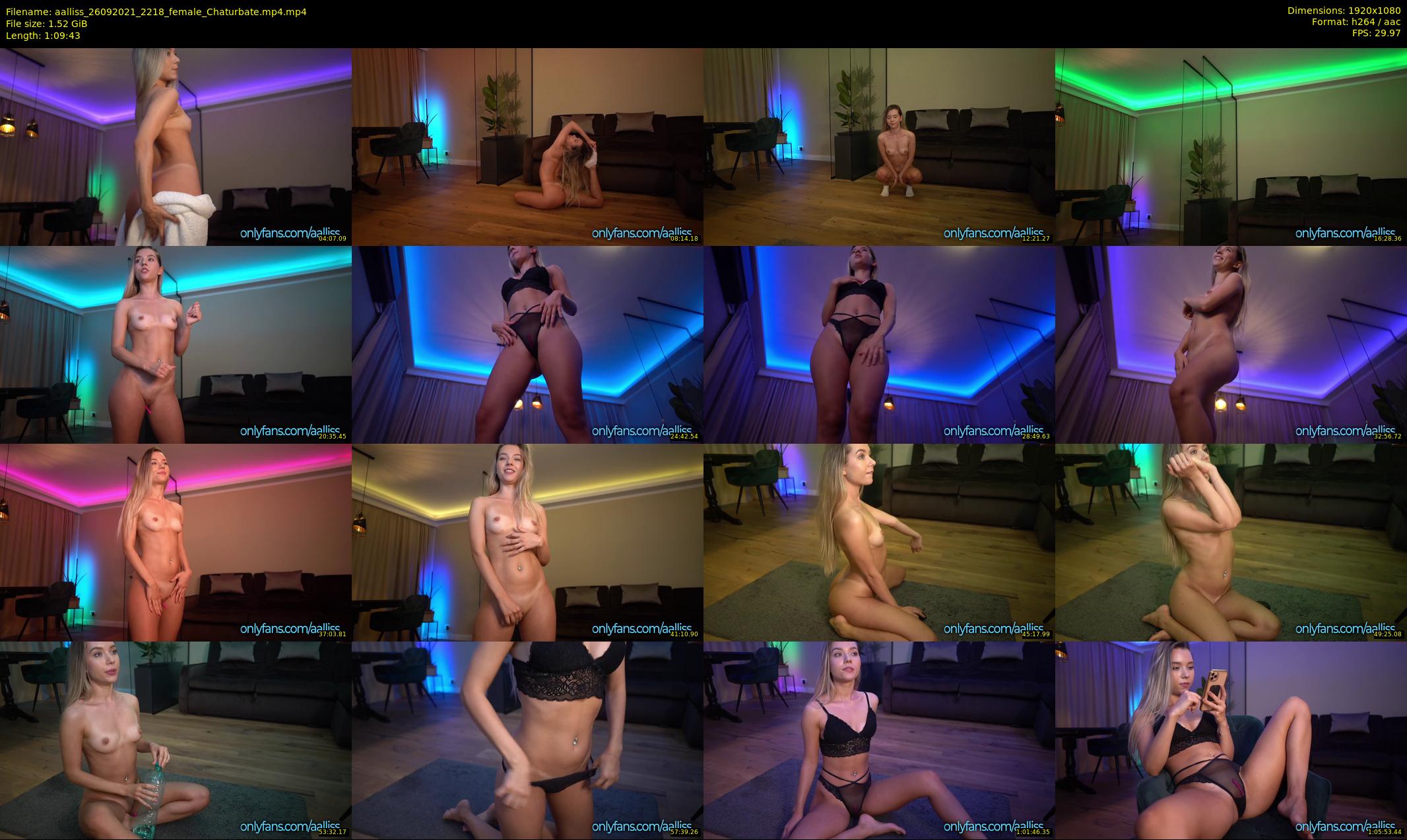 aalliss — 70 minute Chaturbate female cam show recording, 1080p, Sep 26, 2021
