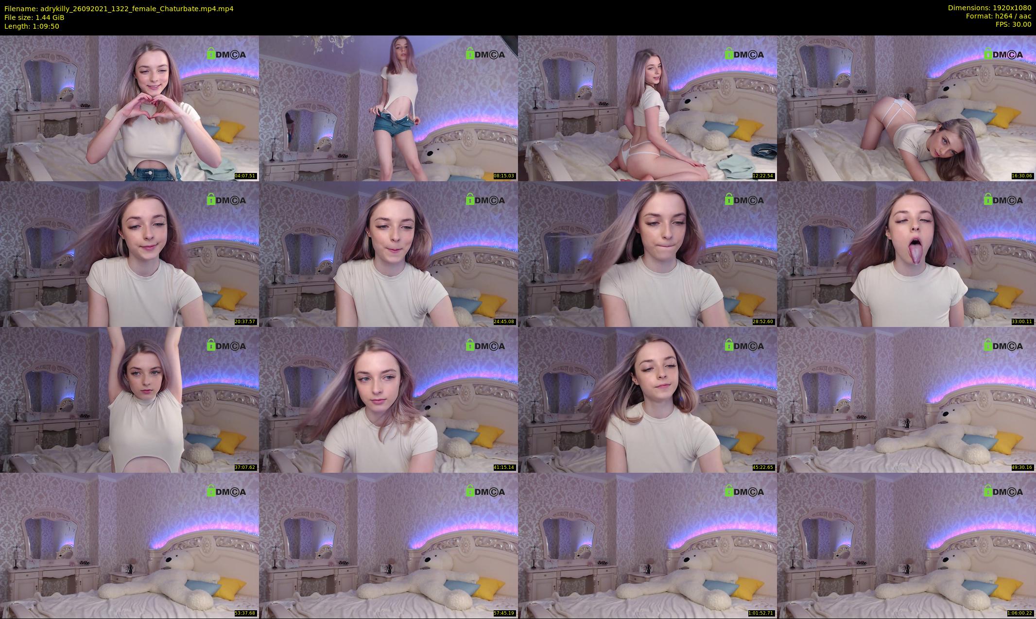 adrykilly — 70 minute Chaturbate female cam show recording, 1080p, Sep 26, 2021