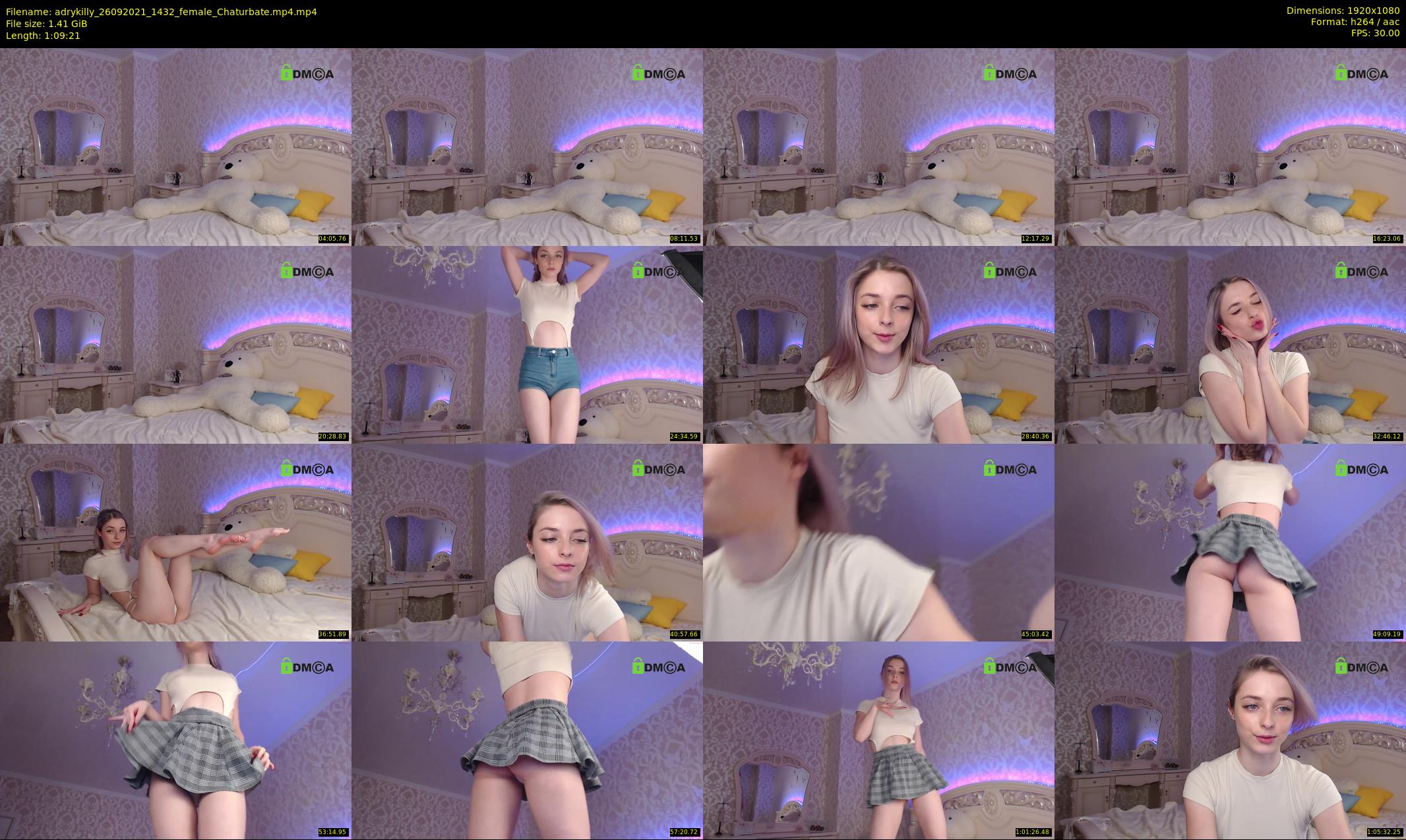 adrykilly — 70 minute Chaturbate female cam show recording, 1080p, Sep 26, 2021