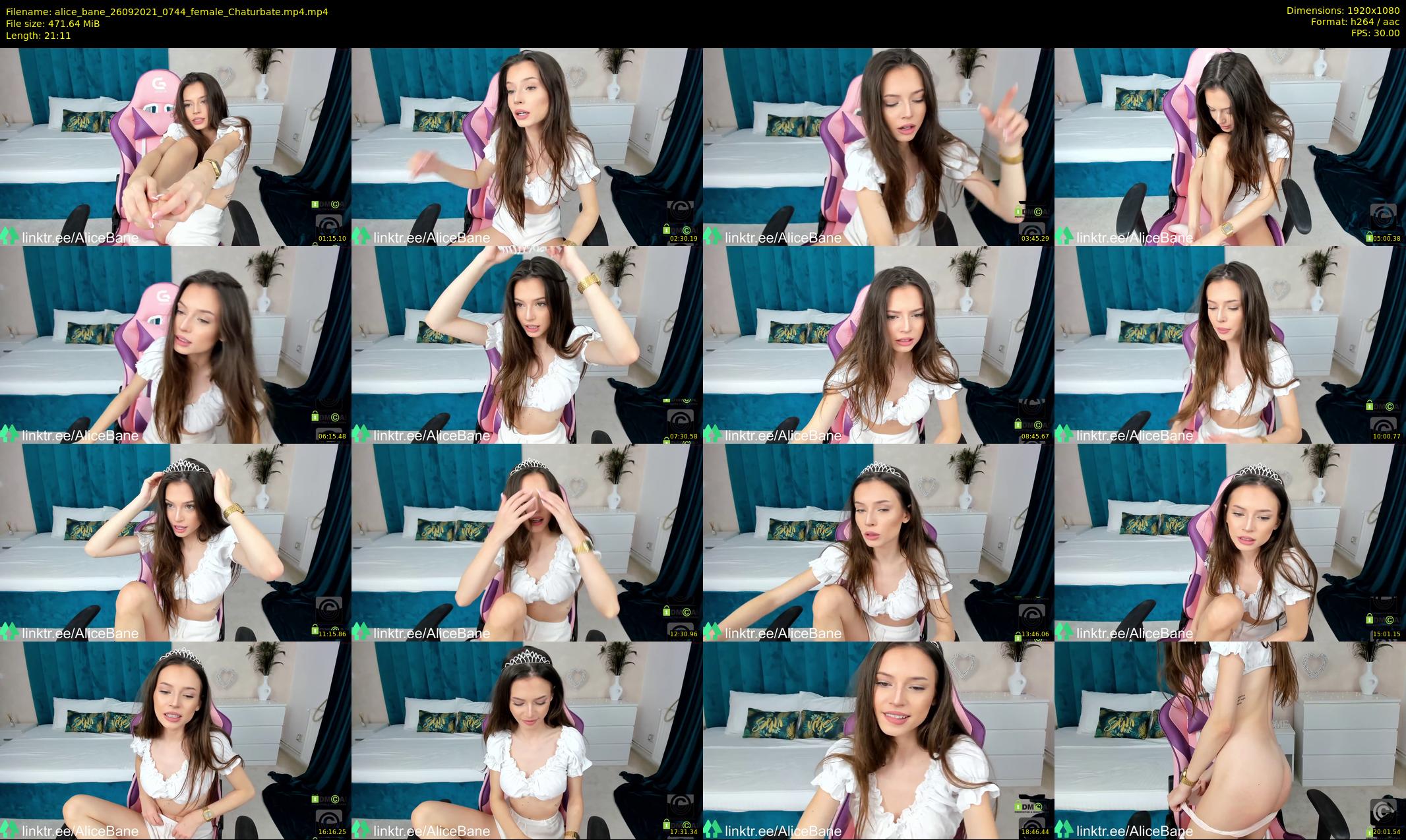 alice_bane — 22 minute Chaturbate female cam show recording, 1080p, Sep 26, 2021