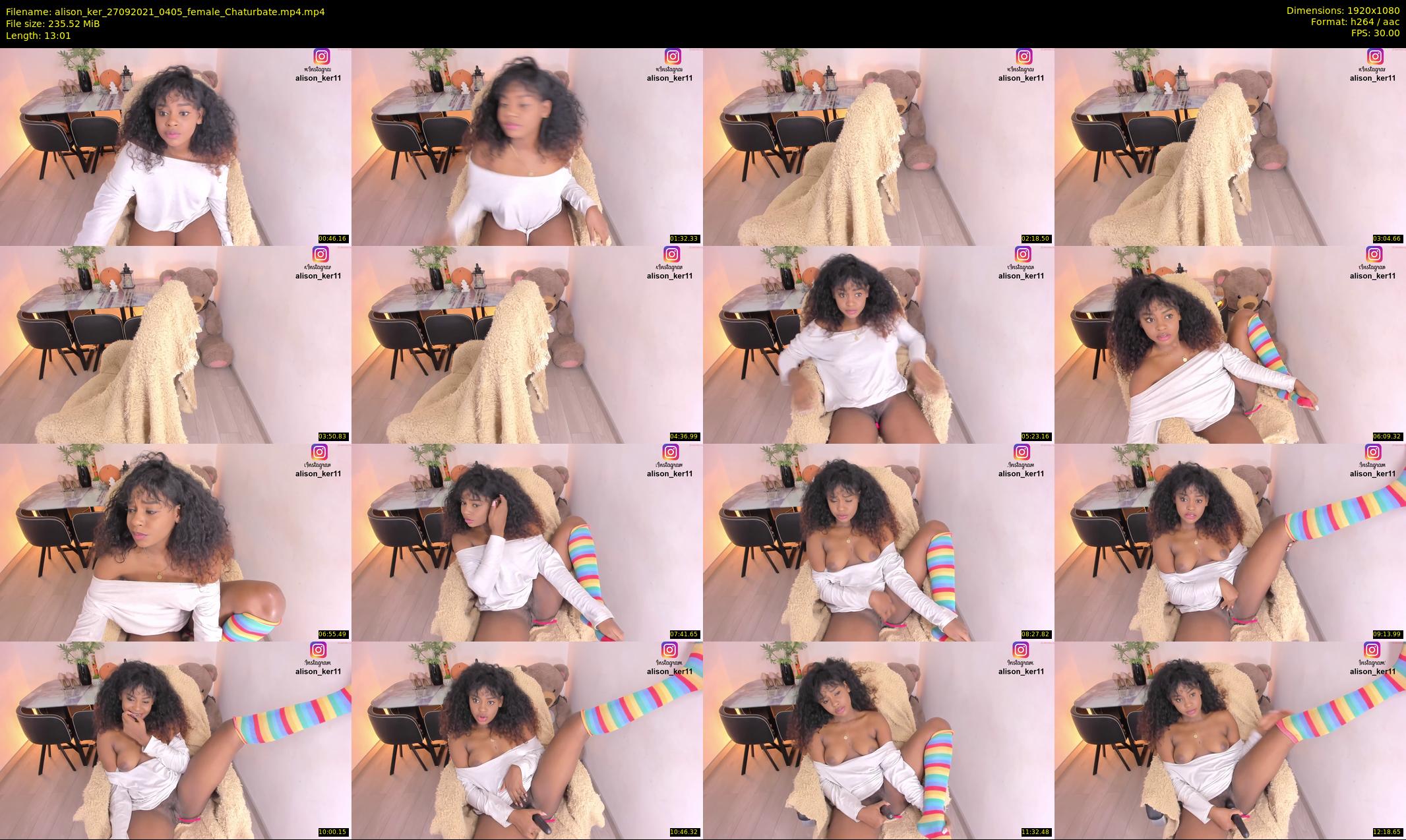 alison_ker — 14 minute Chaturbate female cam show recording, 1080p, Sep 27, 2021