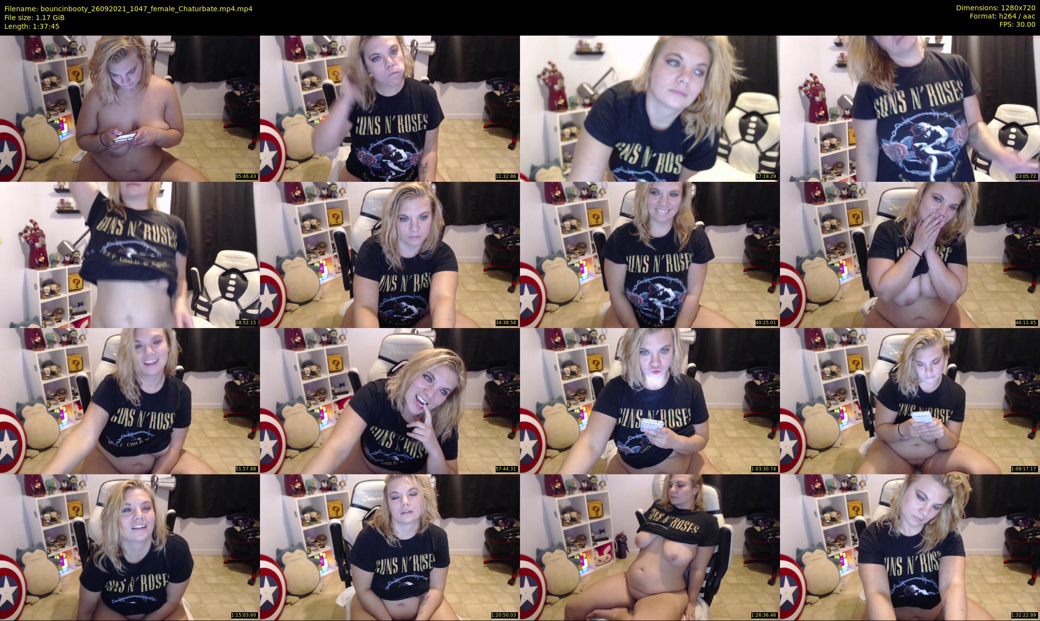 bouncinbooty — 98 minute Chaturbate female cam show recording, 720p, Sep 26, 2021