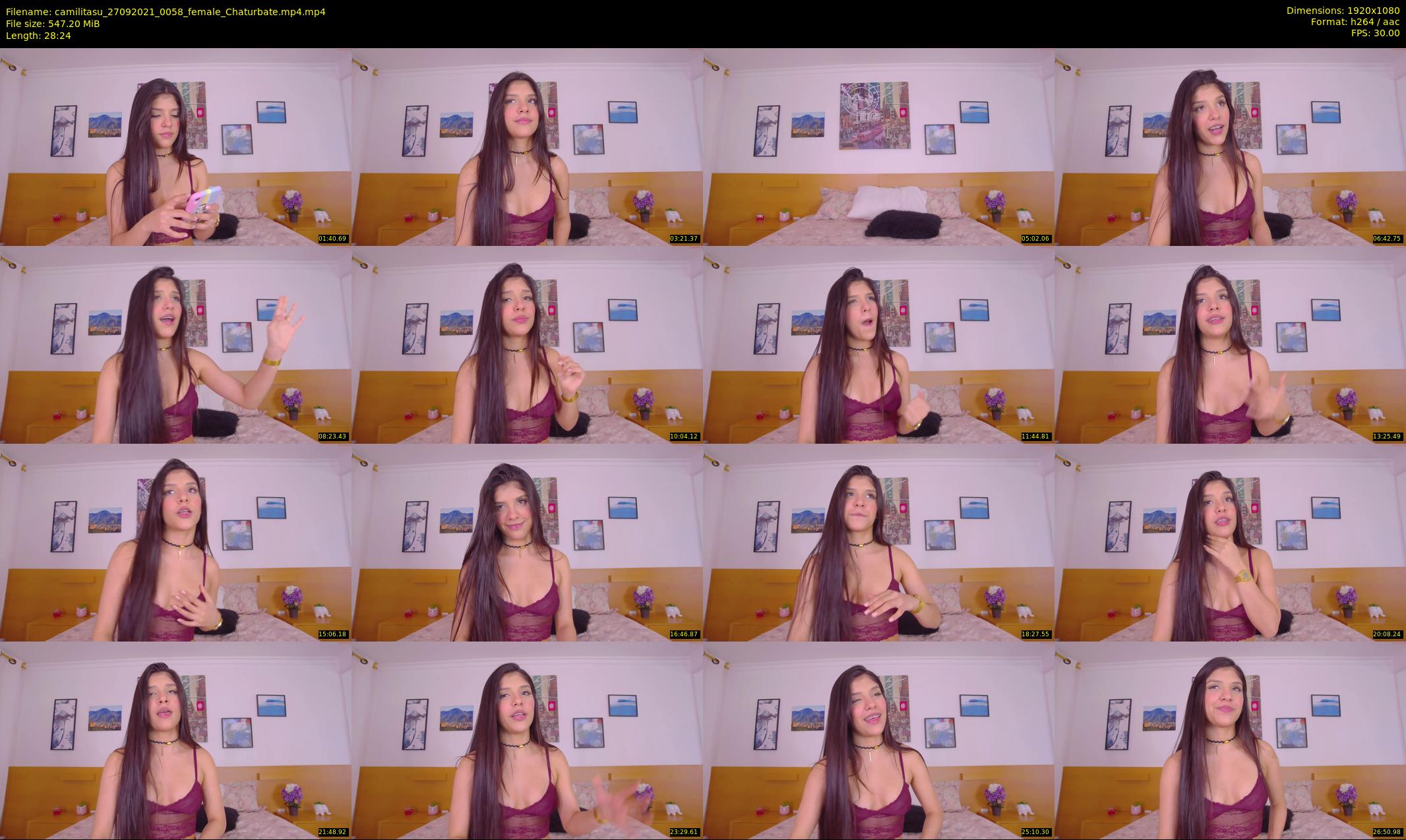 camilitasu — 29 minute Chaturbate female cam show recording, 1080p, Sep 27, 2021
