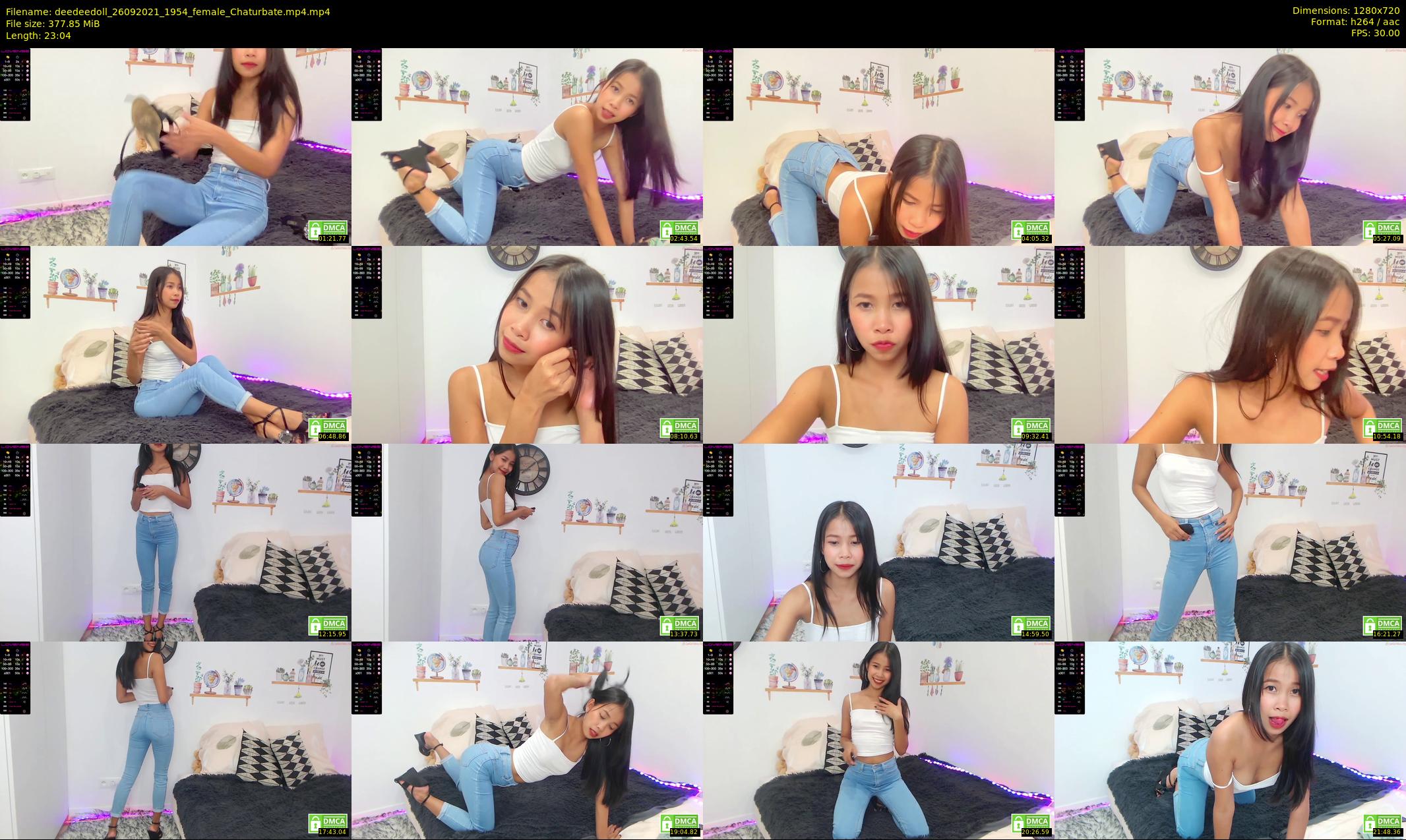 deedeedoll — 24 minute Chaturbate female cam show recording, 720p, Sep 26, 2021