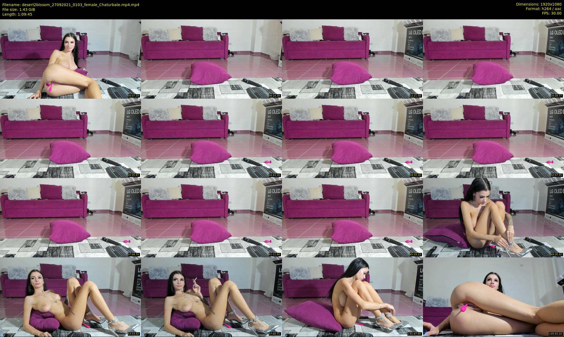 desert2blosom — 70 minute Chaturbate female cam show recording, 1080p, Sep 27, 2021