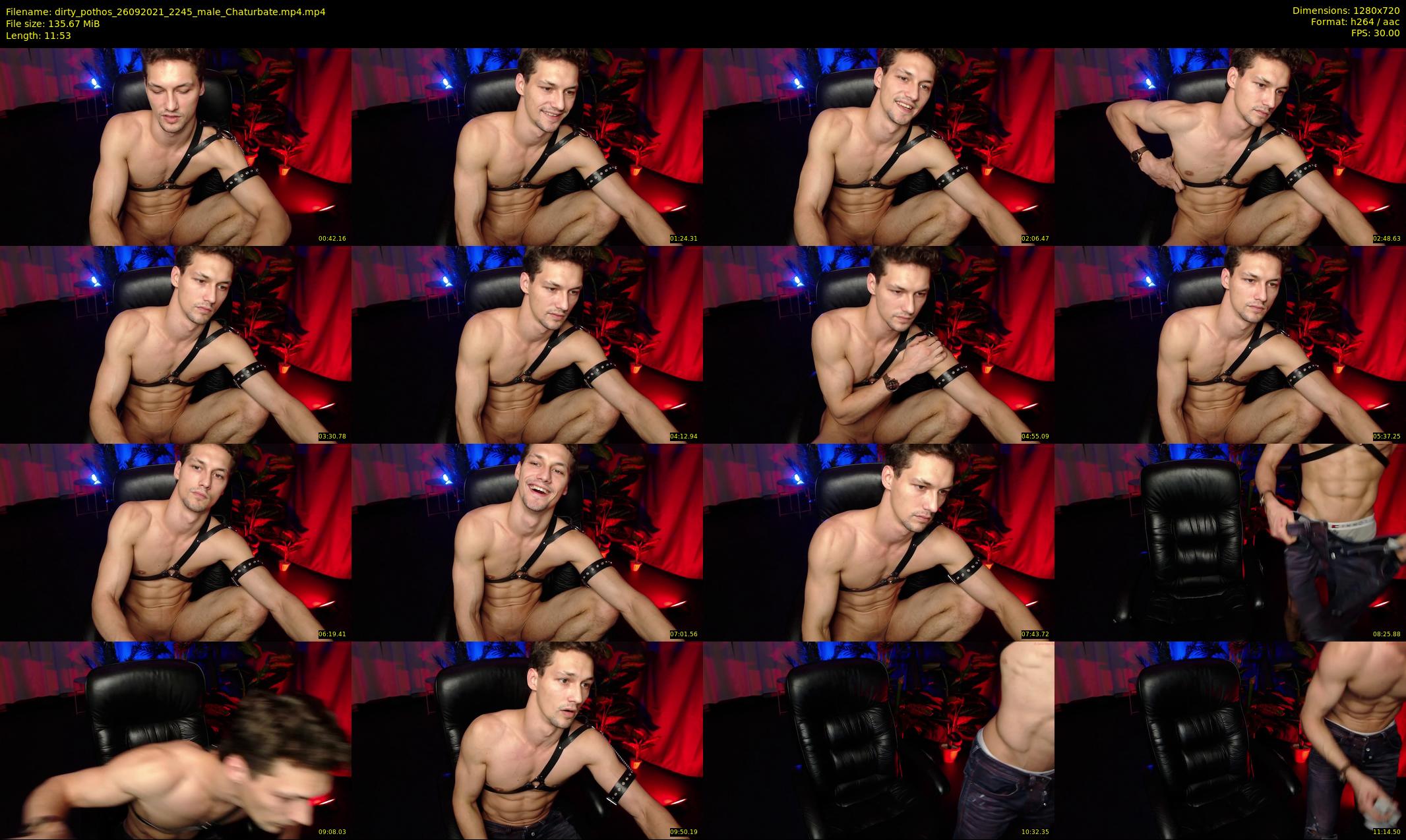 dirty_pothos — 12 minute Chaturbate male cam show recording, 720p, Sep 26, 2021