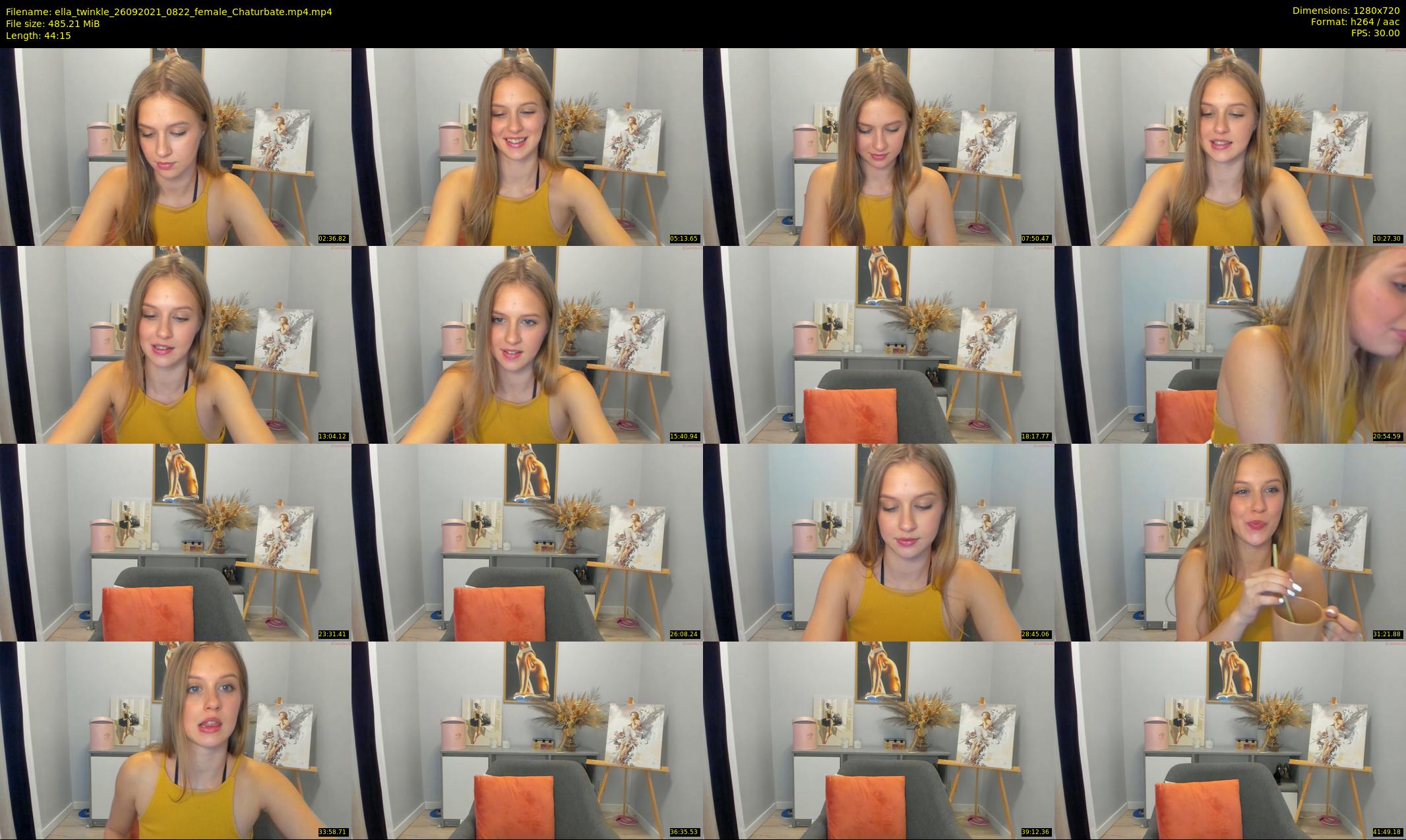 ella_twinkle — 45 minute Chaturbate female cam show recording, 720p, Sep 26, 2021