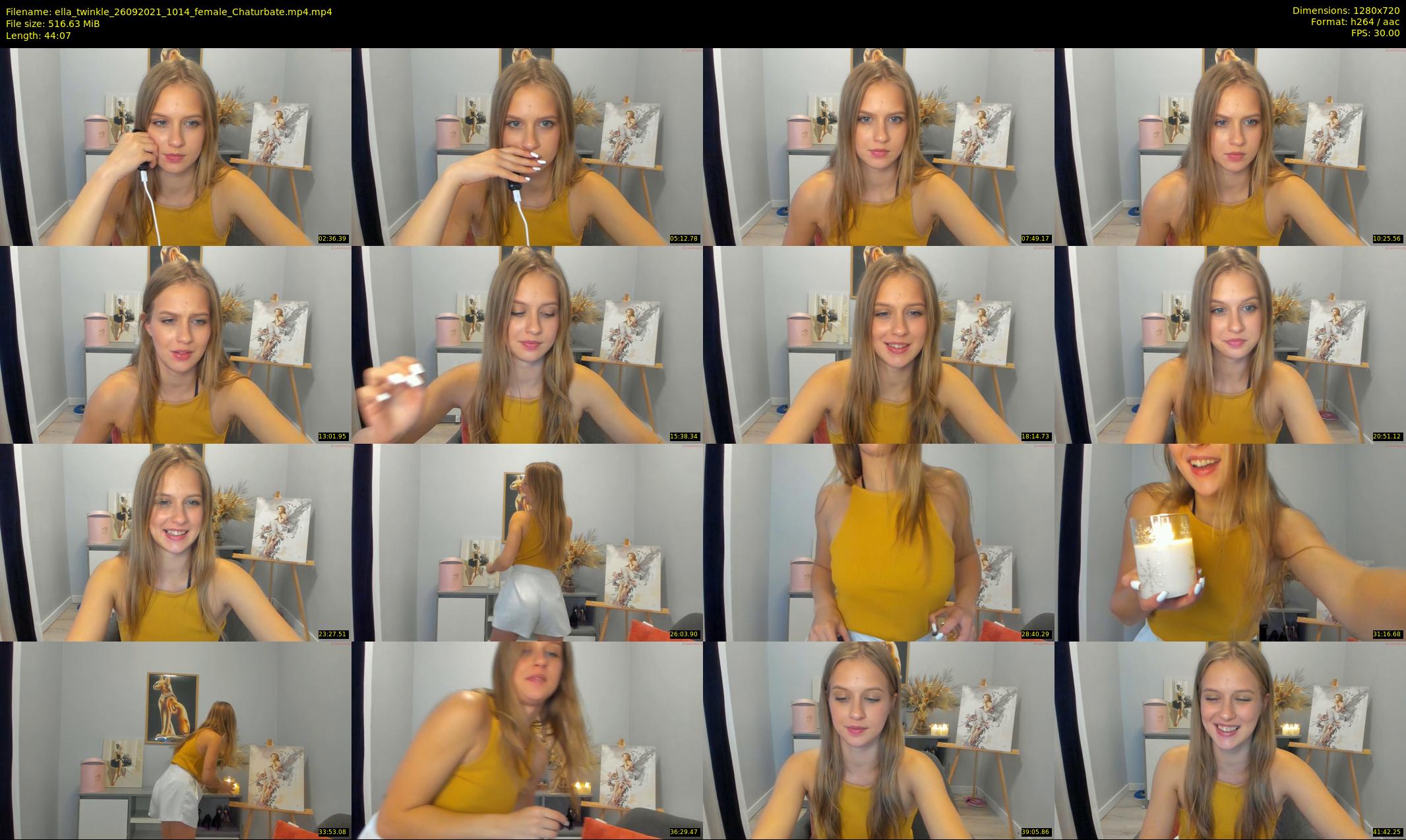 ella_twinkle — 45 minute Chaturbate female cam show recording, 720p, Sep 26, 2021