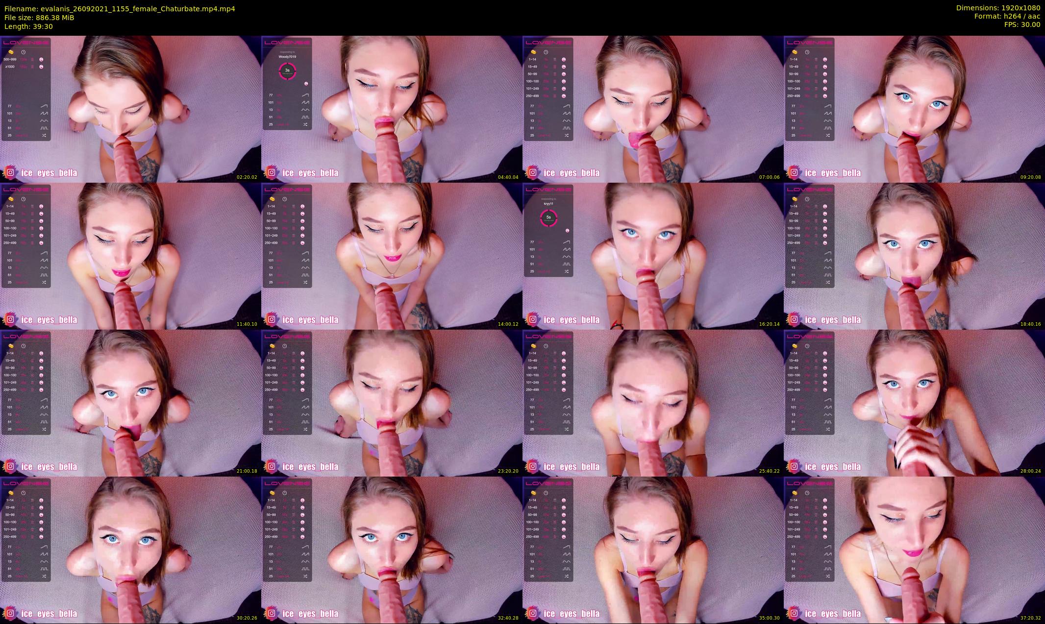 evalanis — 40 minute Chaturbate couple cam show recording, 1080p, Sep 26, 2021