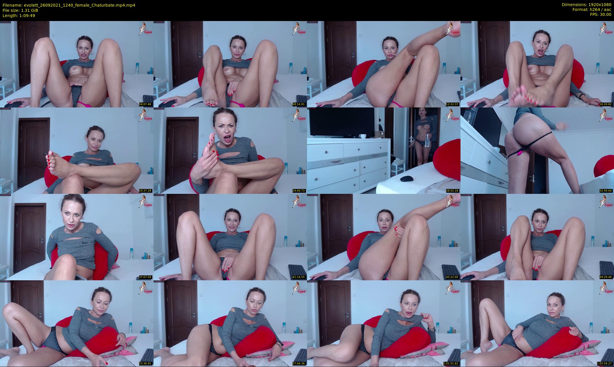 evolett — 70 minute Chaturbate female cam show recording, 1080p, Sep 26, 2021